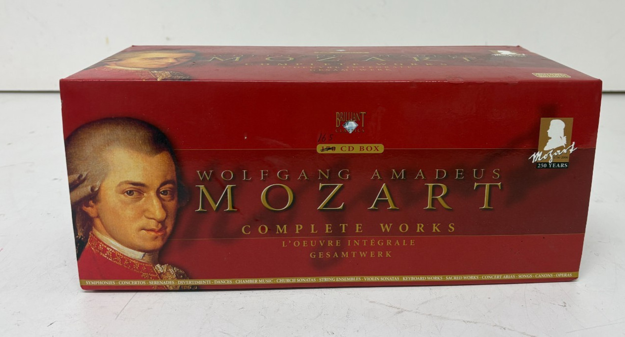 Wolfgang Amadeus Mozart 165/170 (nearly) Complete Works on CD Fast Shipping