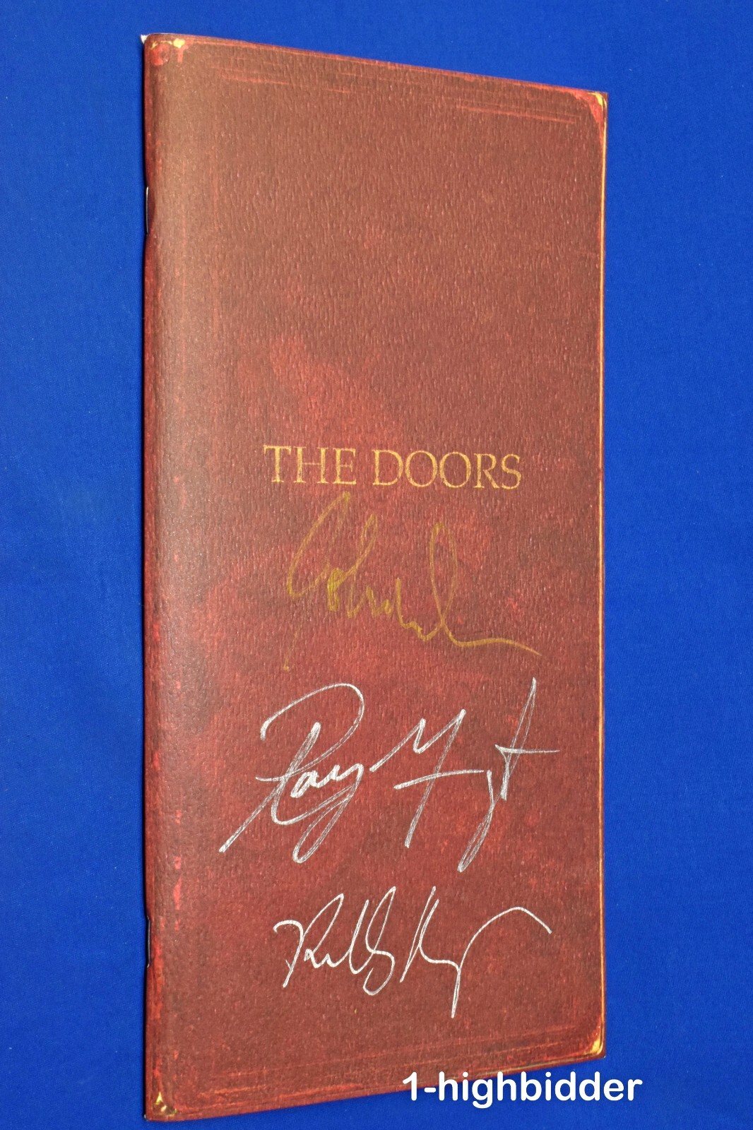 SIGNED x 3 The Doors 1997 Promo Box Set Ray Manzarek Krieger Densmore w/ DCM COA