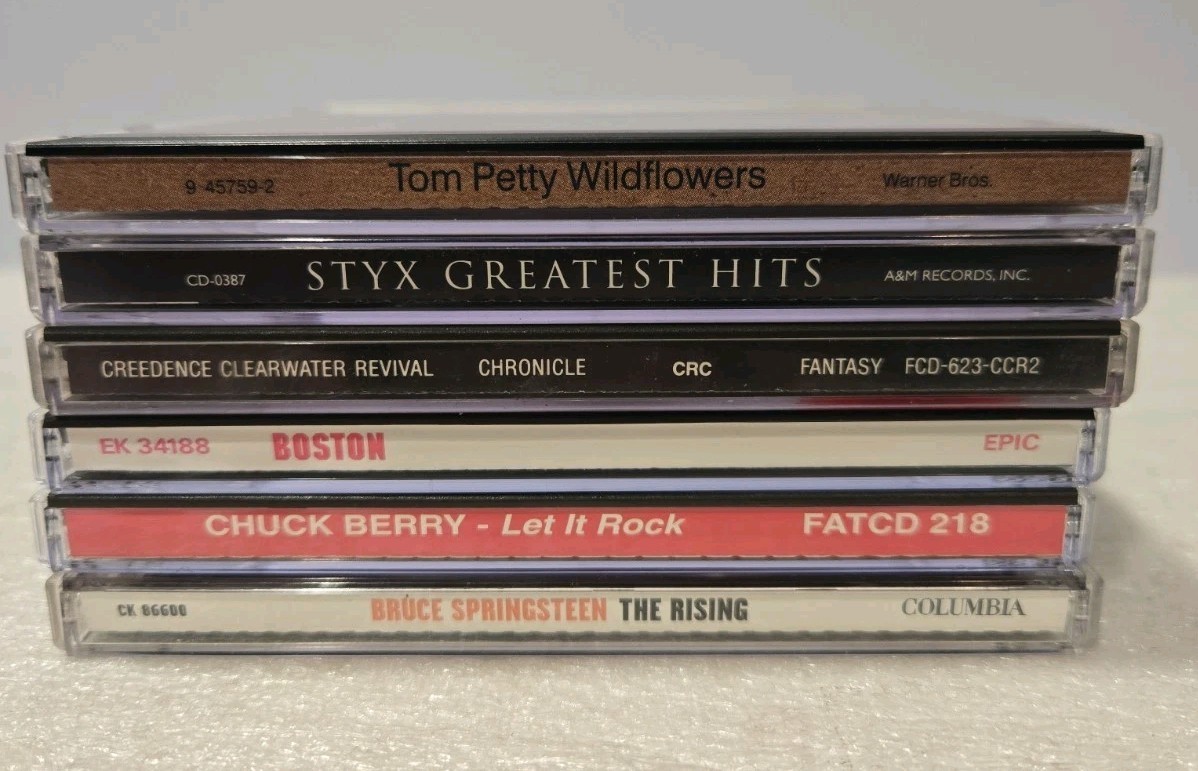 ROCK & ROLL CD LOT OF 6 - SEE TITLES IN DESCRIPTION - RRL61