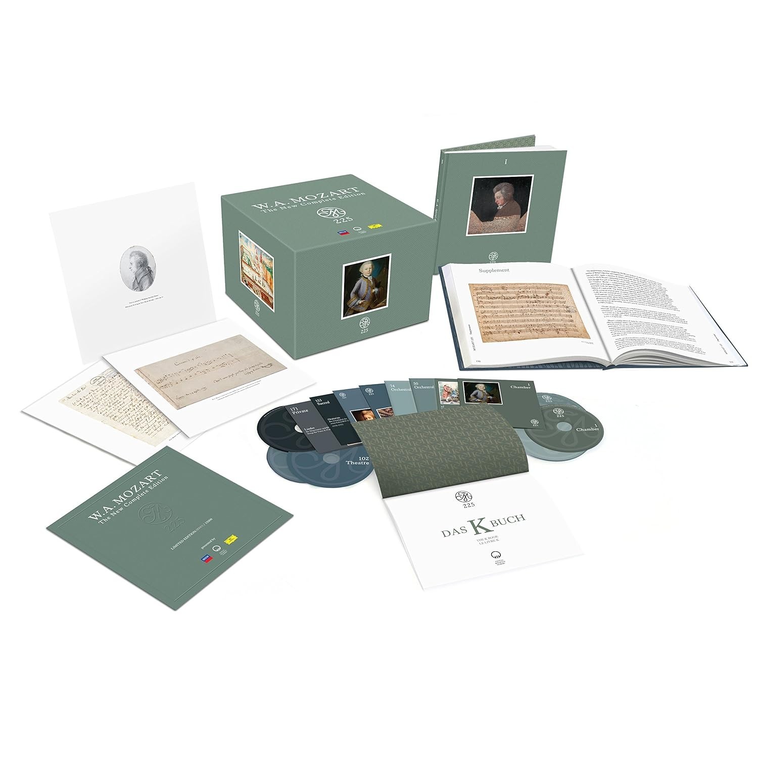 Mozart 225 The New Complete Edition CD Box Set Brand New! Factory-Sealed!