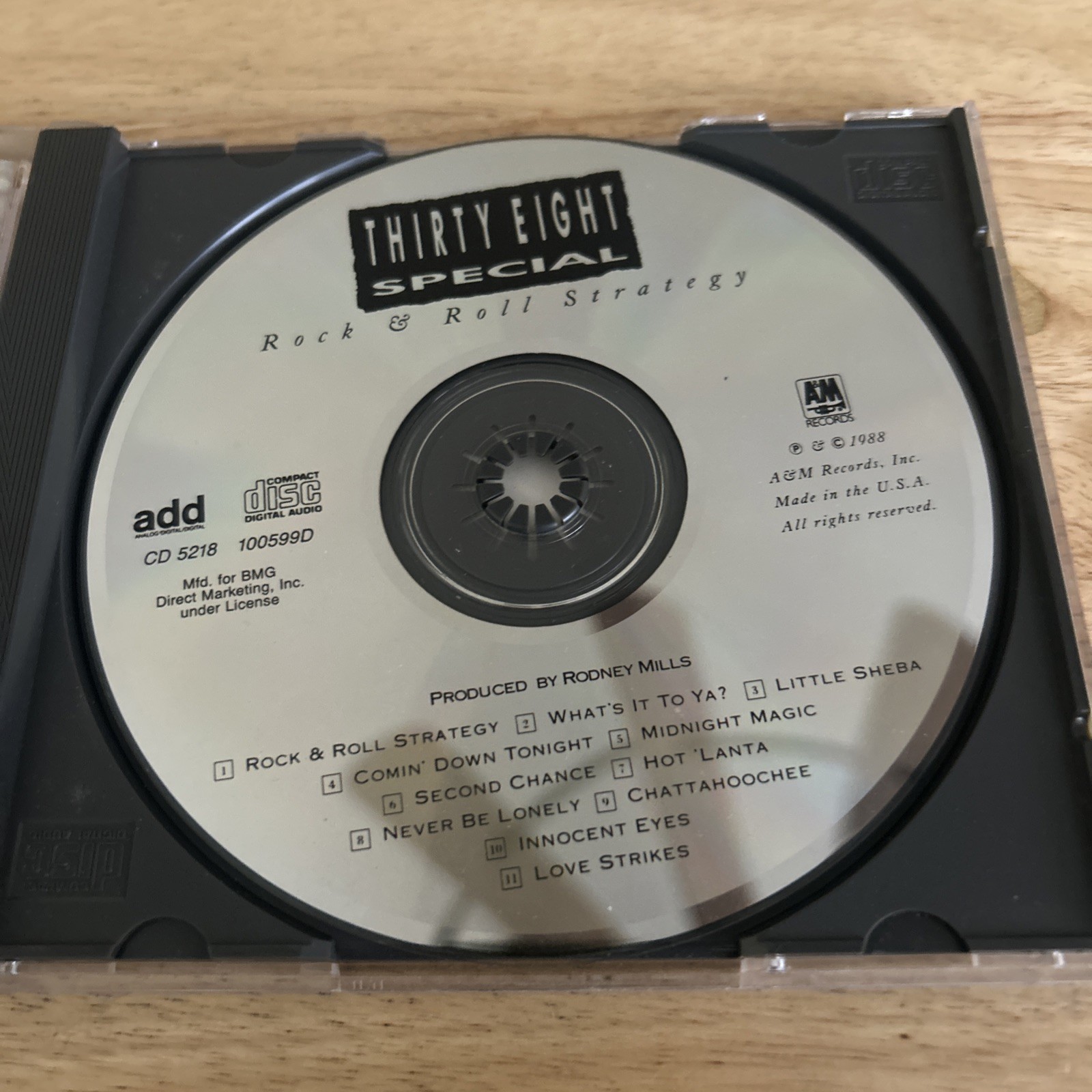 Thirty Eight Special--Rock And Roll Strategy CD