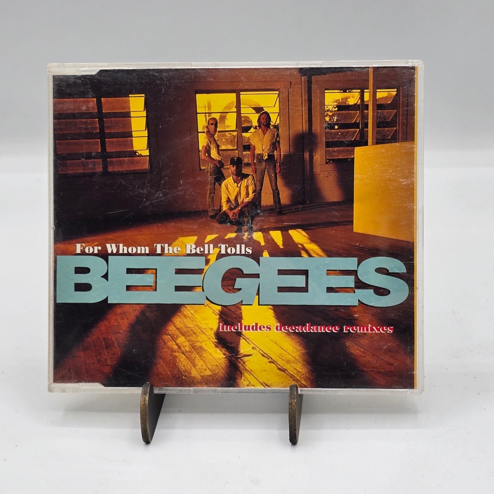 Bee Gees For Whom The Bell Tolls CD Single 1993 Decadance Remixes Polydor UK