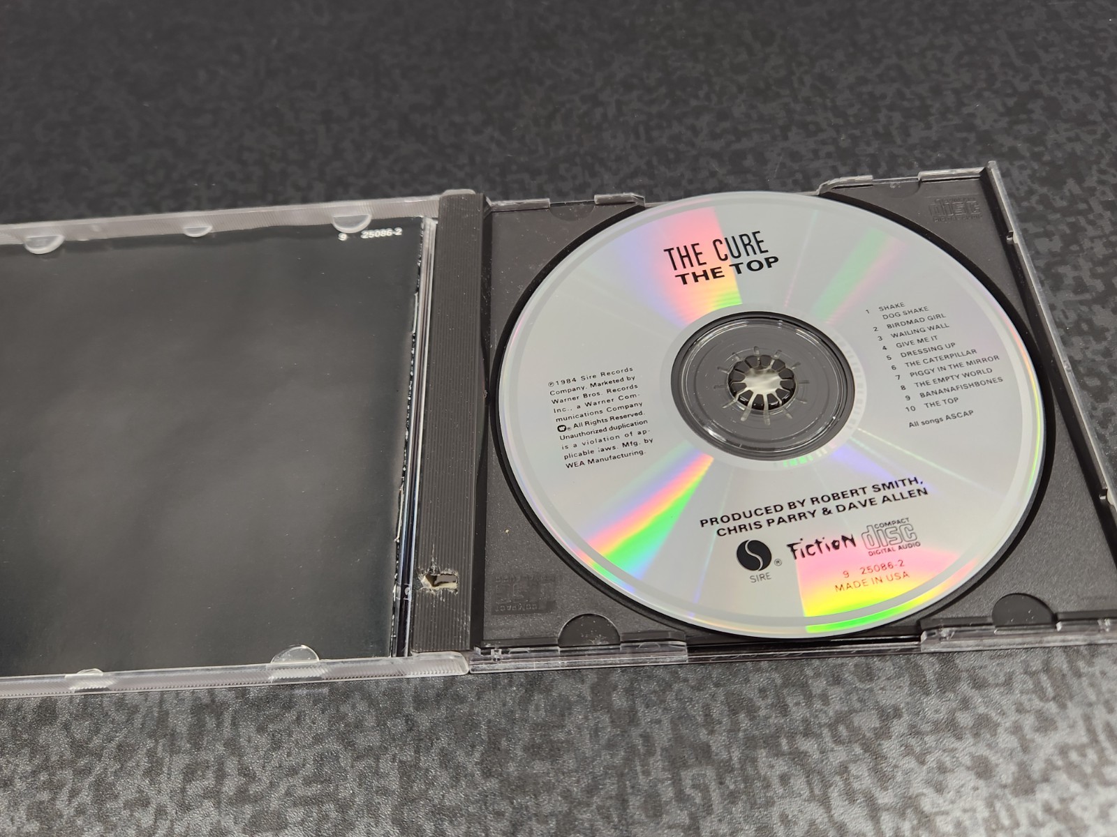 The Cure CD The Top Album 1984 Sire Records & Show CD New Wave Post Punk Rock
