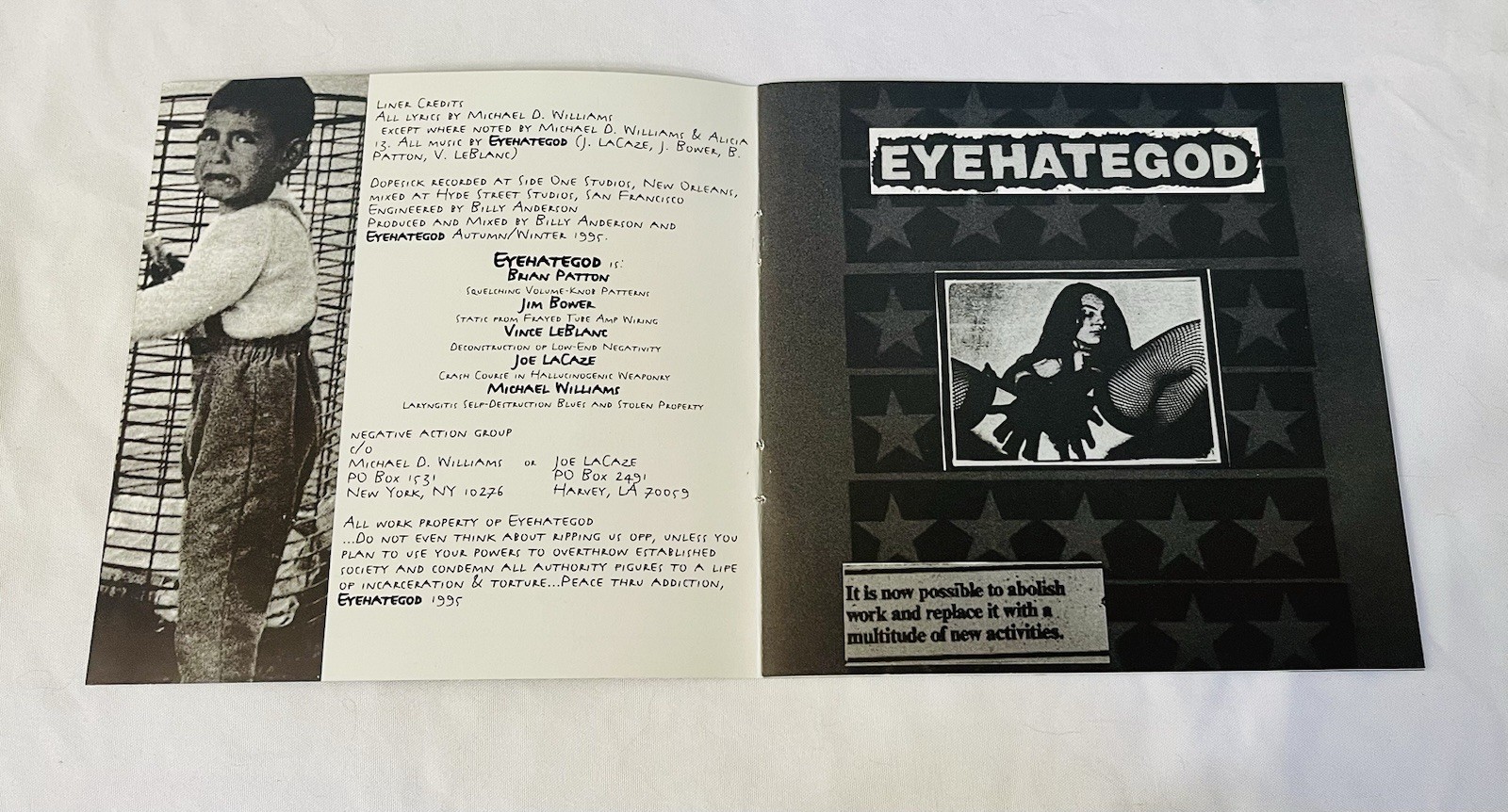 Vintage EyeHateGod Dopesick CD 1996 Magic Arts Rare Sludge Metal Rock Album Disc