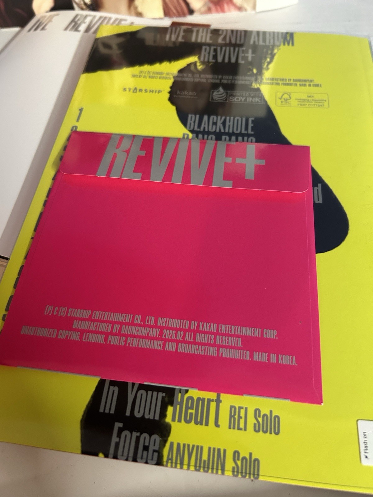 Ive Revive+ 2nd Album 2 Photobook, 2 CD, 2 Posters, Photocards, Stickers