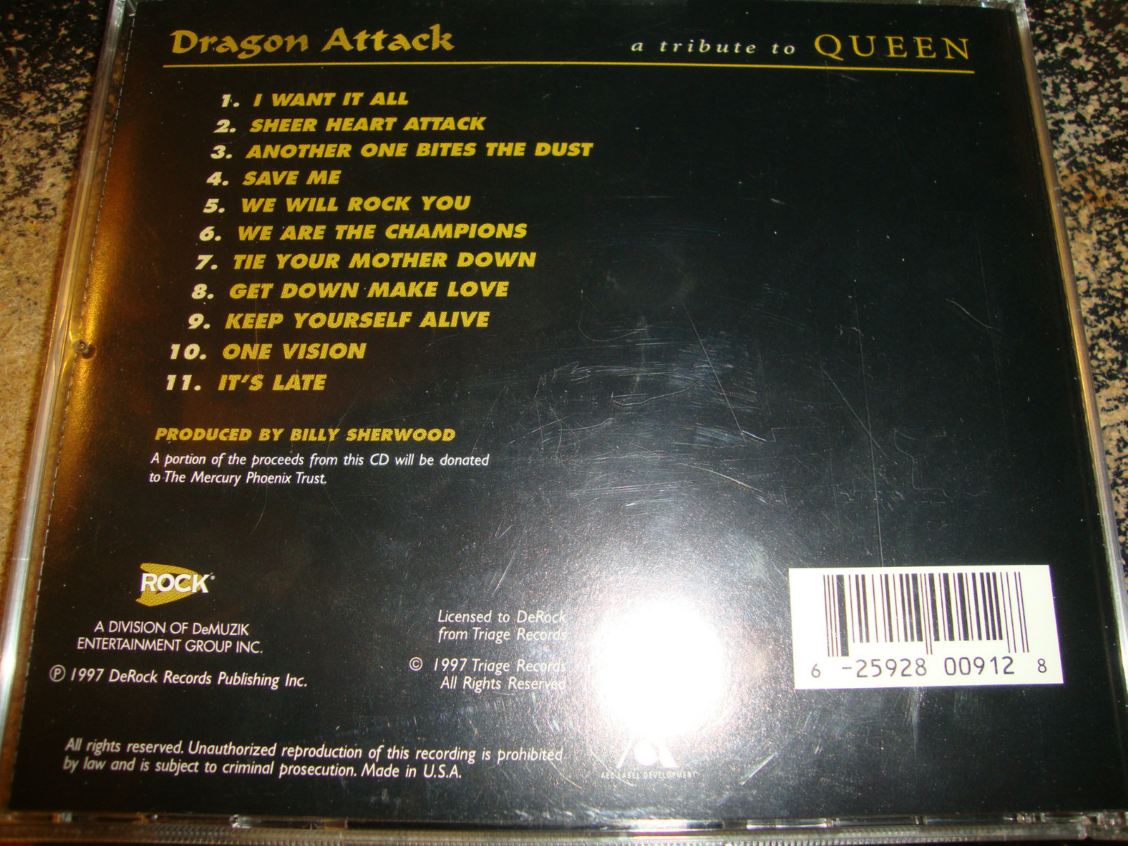 DRAGON ATTACK rock tribute to QUEEN cd sebastian bach/bruce kulick