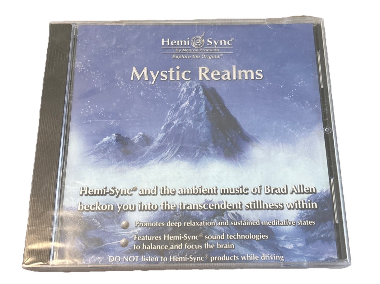 Mystic Realms Hemi-Sync Theta Music CD New/Sealed w/Case Crack