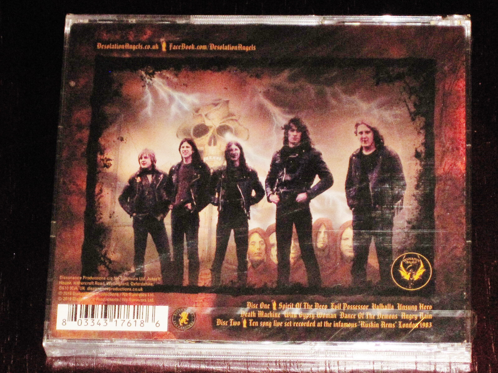Desolation Angels: S/T Self Same + Live 2 CD Set 2018 Dissonance DISS0126CDD NEW