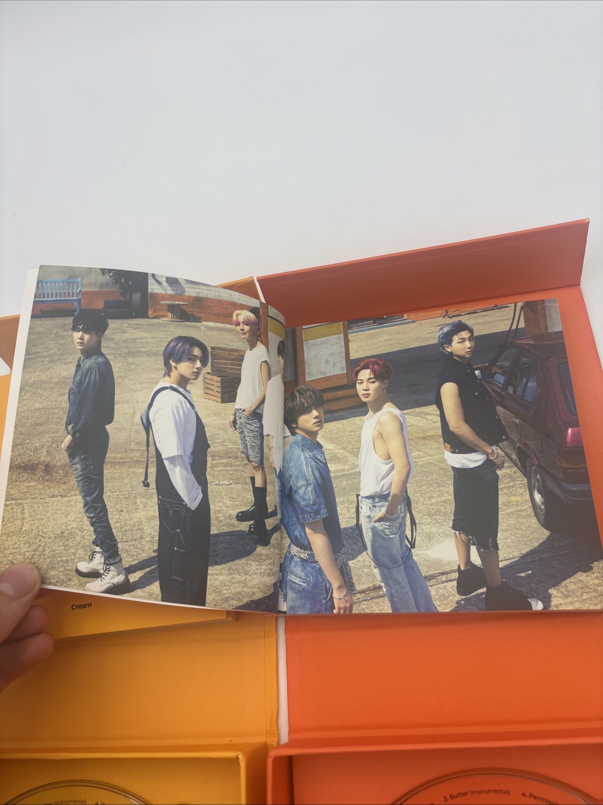 BTS Butter Album Cream and Peaches Version Complete Set