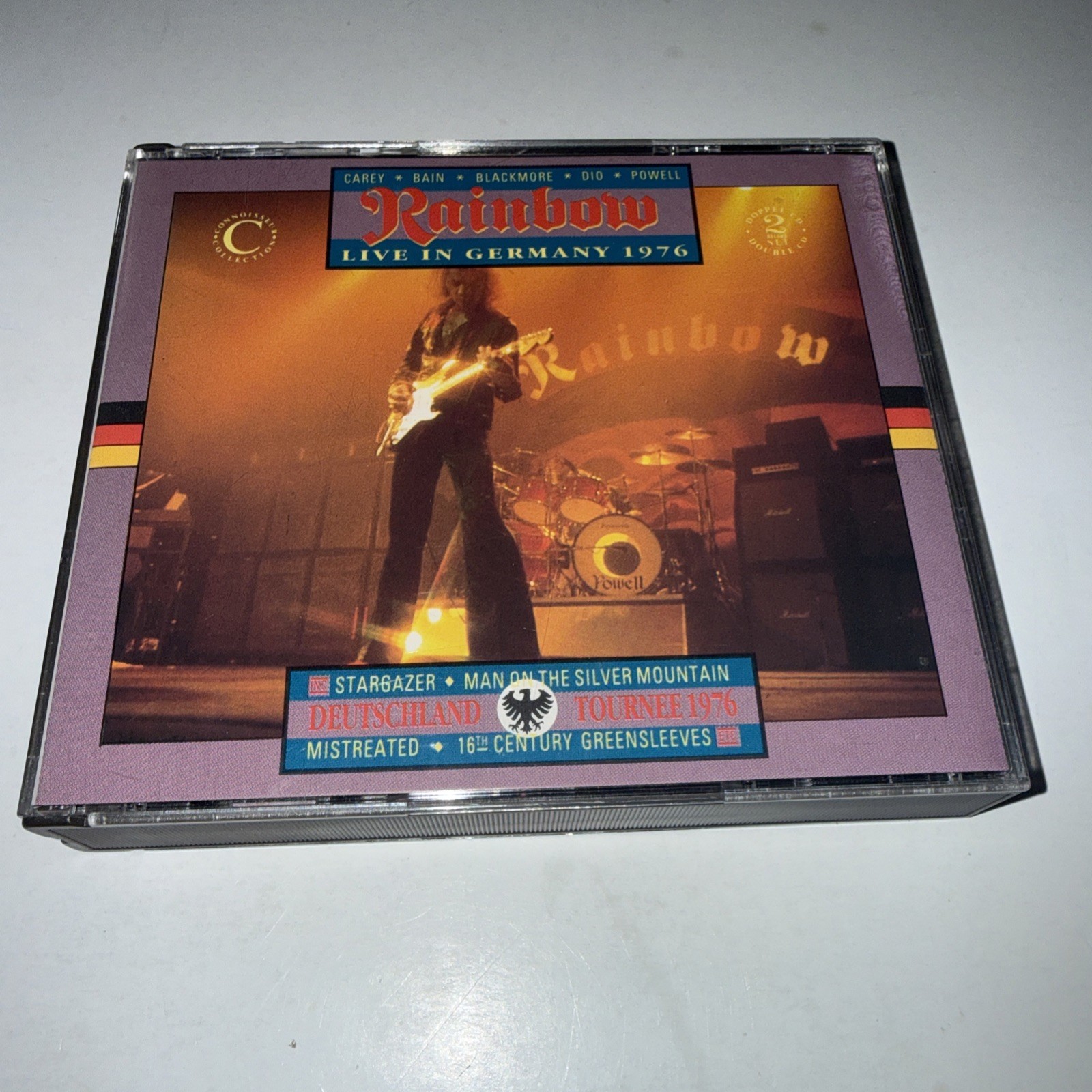 Rainbow Live In Germany 1976 2-CD Box Set 1990 UK Press Fat Box Deep Purple Dio