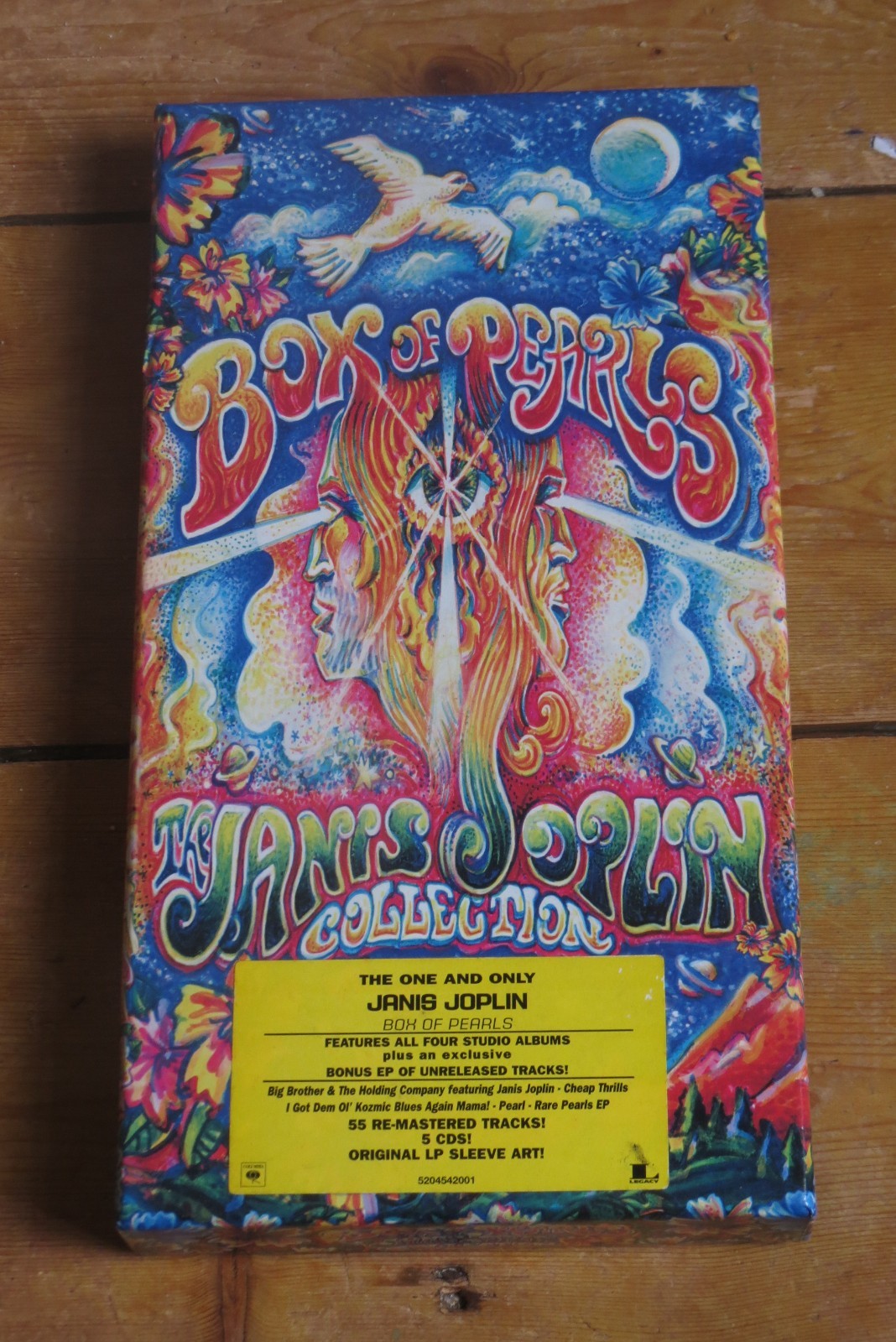 5 CD Janis JOPLIN box set - Box of Pearls - Cheap Thrills/Big Brother/Rare/Blues