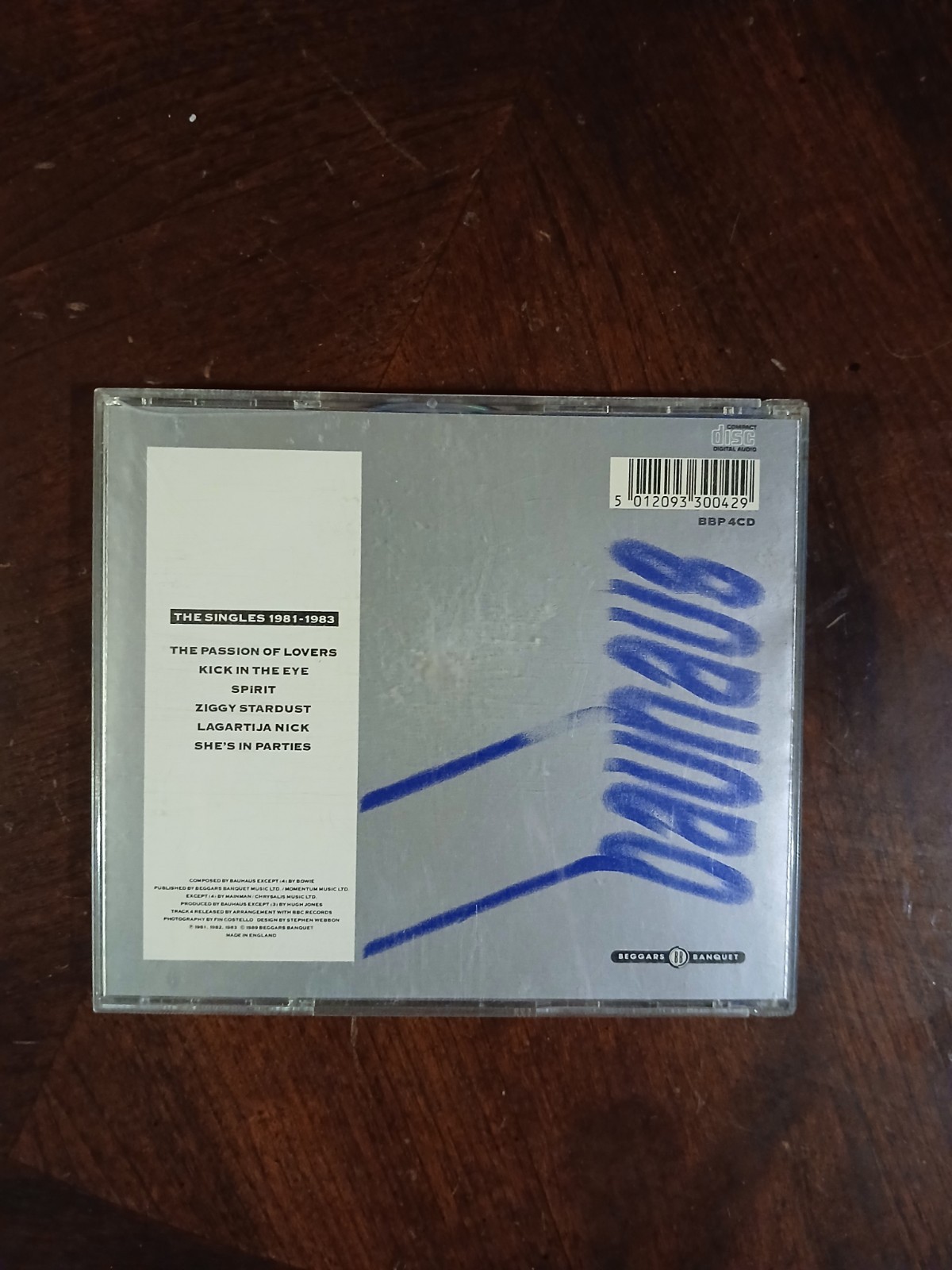 Bauhaus The Singles 1980-1983 CD Beggars Banquet