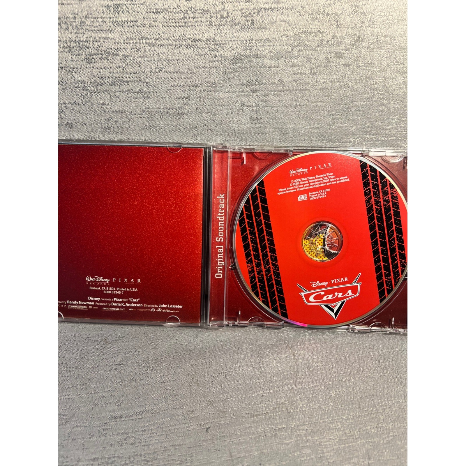 Disney Pixar Cars Original Soundtrack CD 2006 Walt Disney Records 5008 61349-7