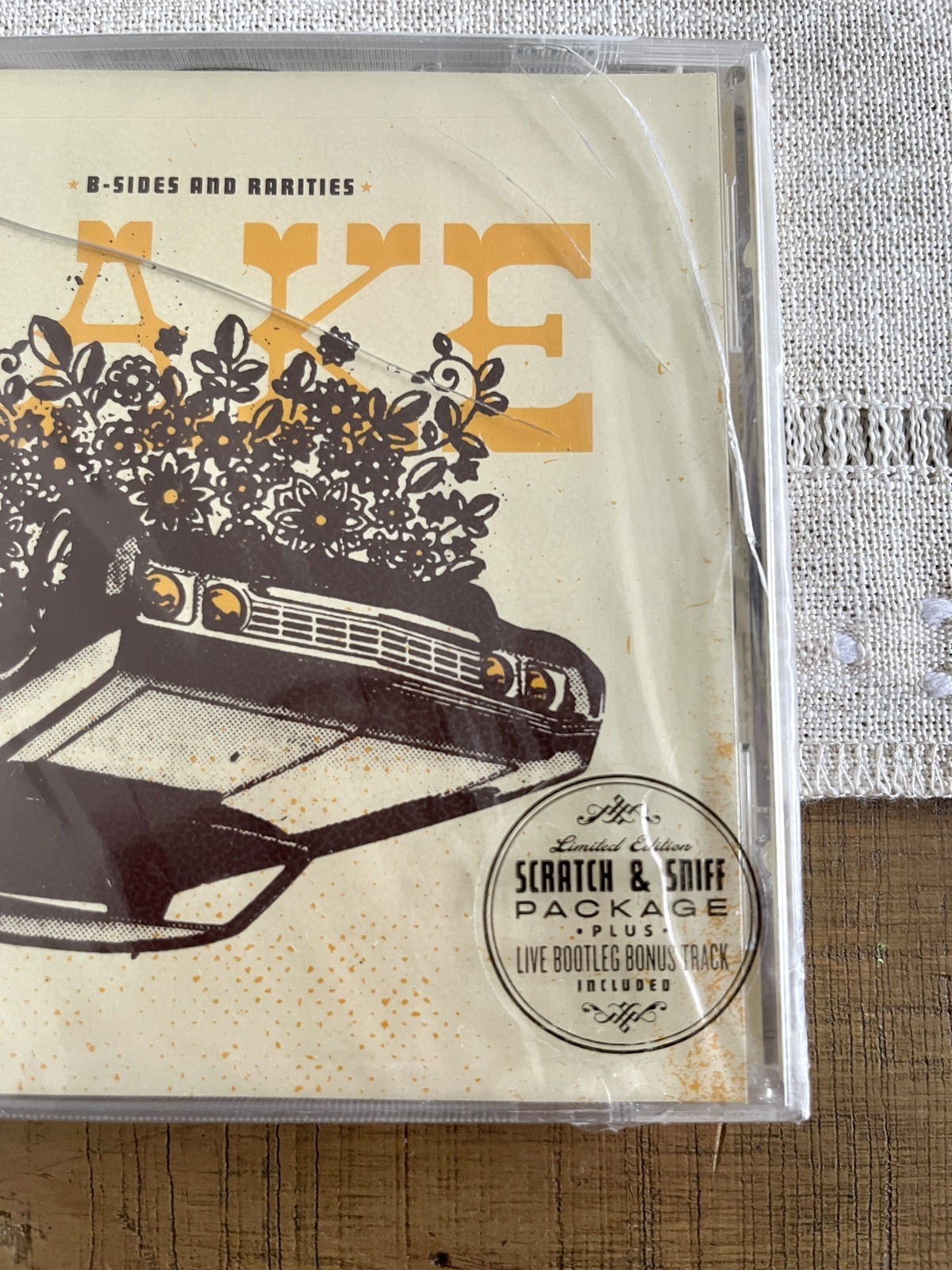 Cake – B-Sides and Rarities CD SEALED Limited Edition Scratch & Sniff Banana