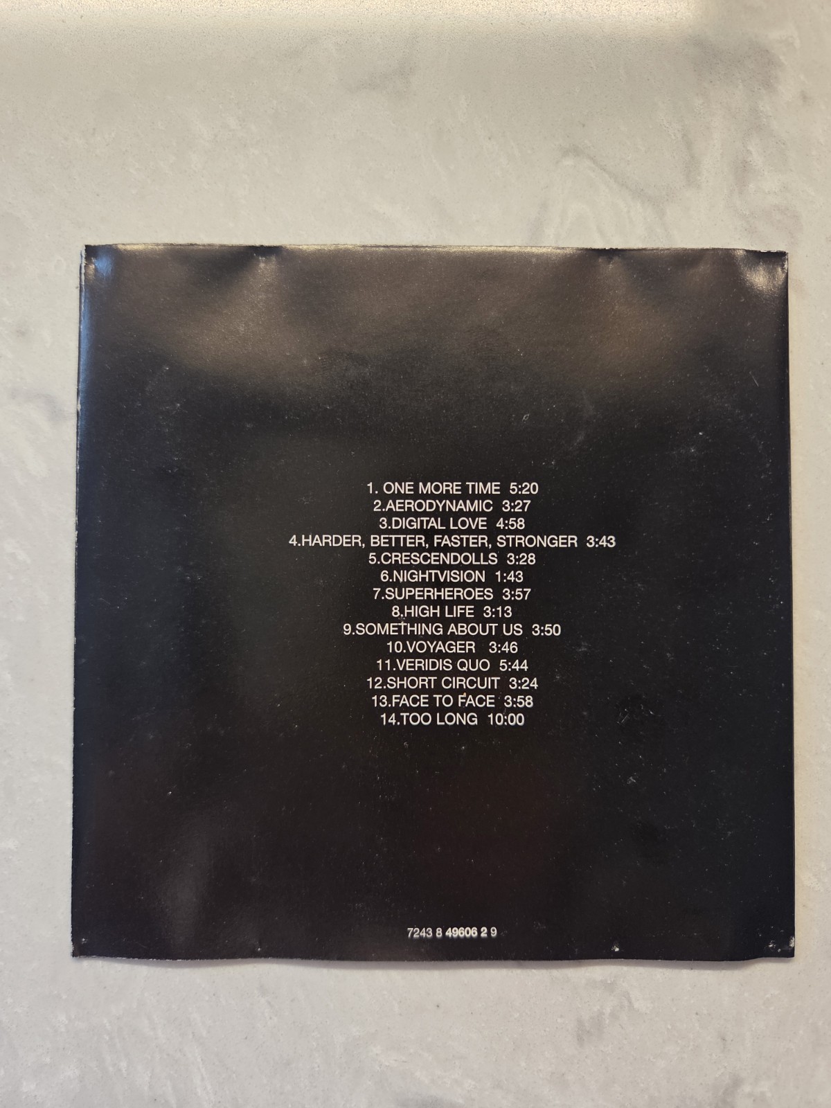 Daft Punk Discovery CD, 2001 w/ Membership Card Credit Card TESTED French House