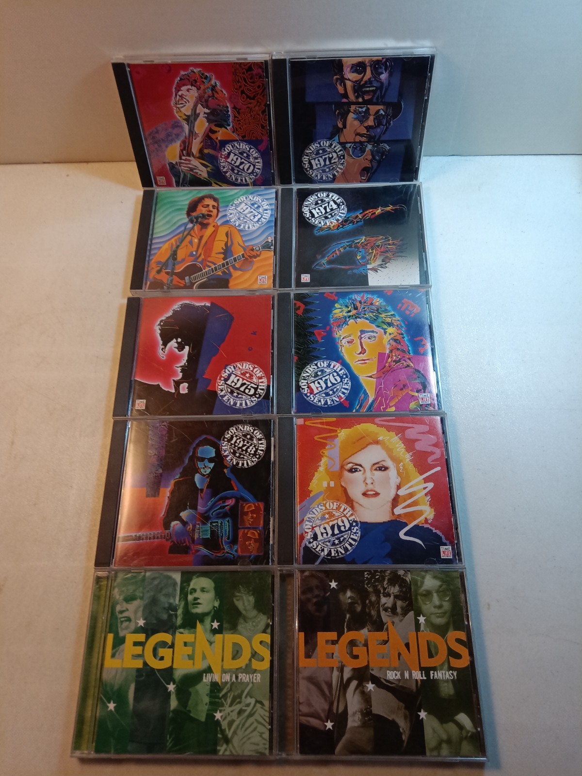Time Life~Sounds of the Seventies~'70s Dance Party Rock 8 CD Set Lot Collection