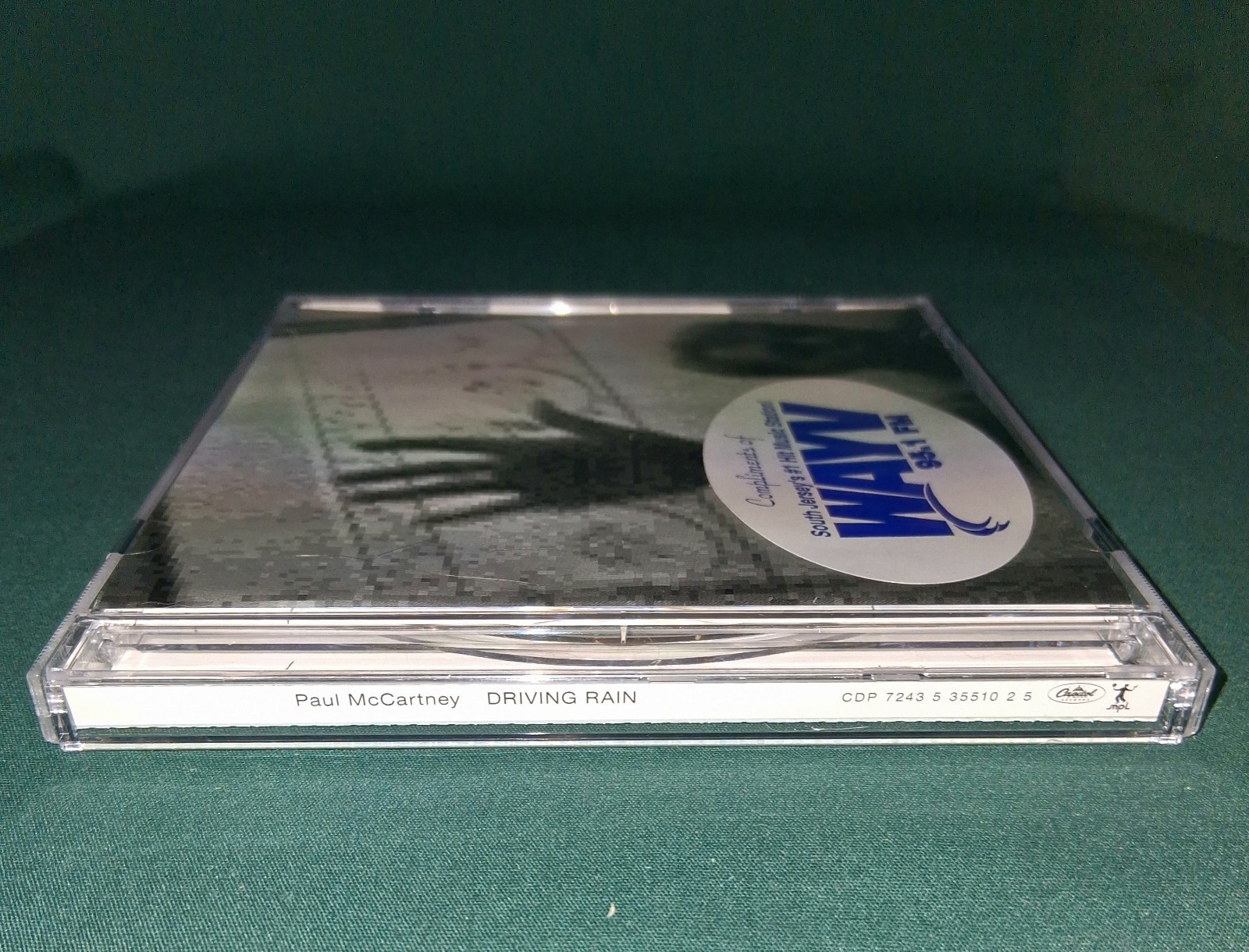 Paul McCartney/DRIVING RAIN:2001-CD-15 TRACKS-PROMO COPY- WAVY 95.1 FM