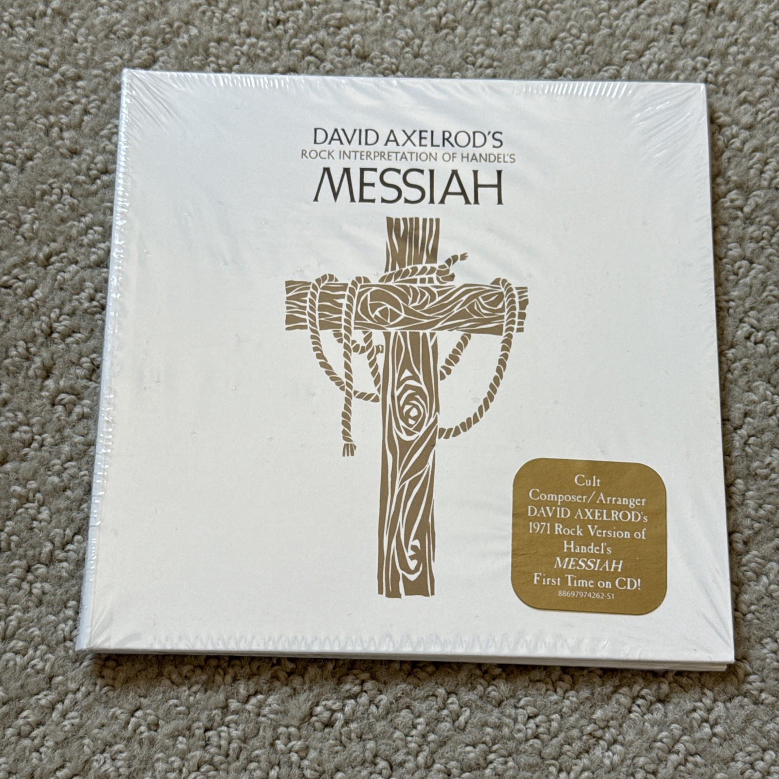 New Sealed David Axelrod’s Rock Interpretation Of Handel's Messiah Digipak CD