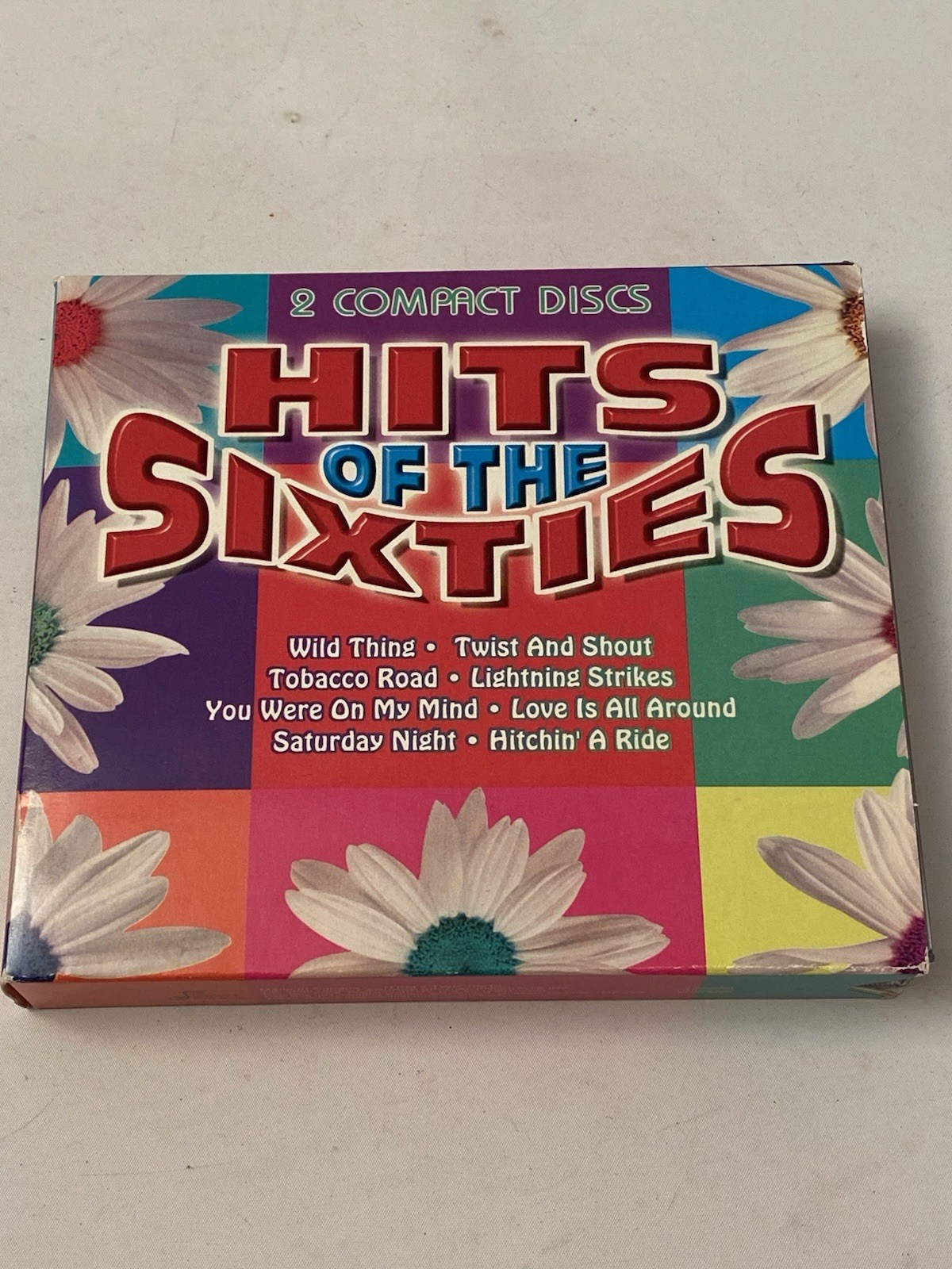 Hits of the Sixties 2 CDs by Various Artists Rock Pop Oldies Troggs Twist Shout