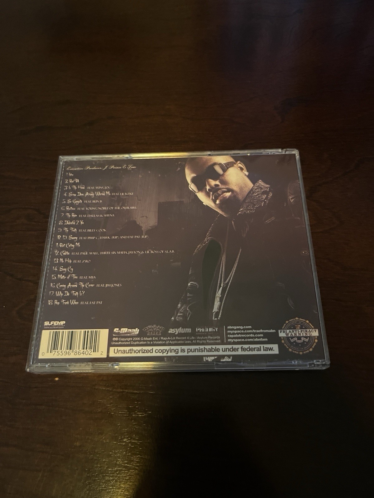 Trae The Truth - Restless CD Houston Rap Screwed Pimp C Three 6 Mafia Z-ro