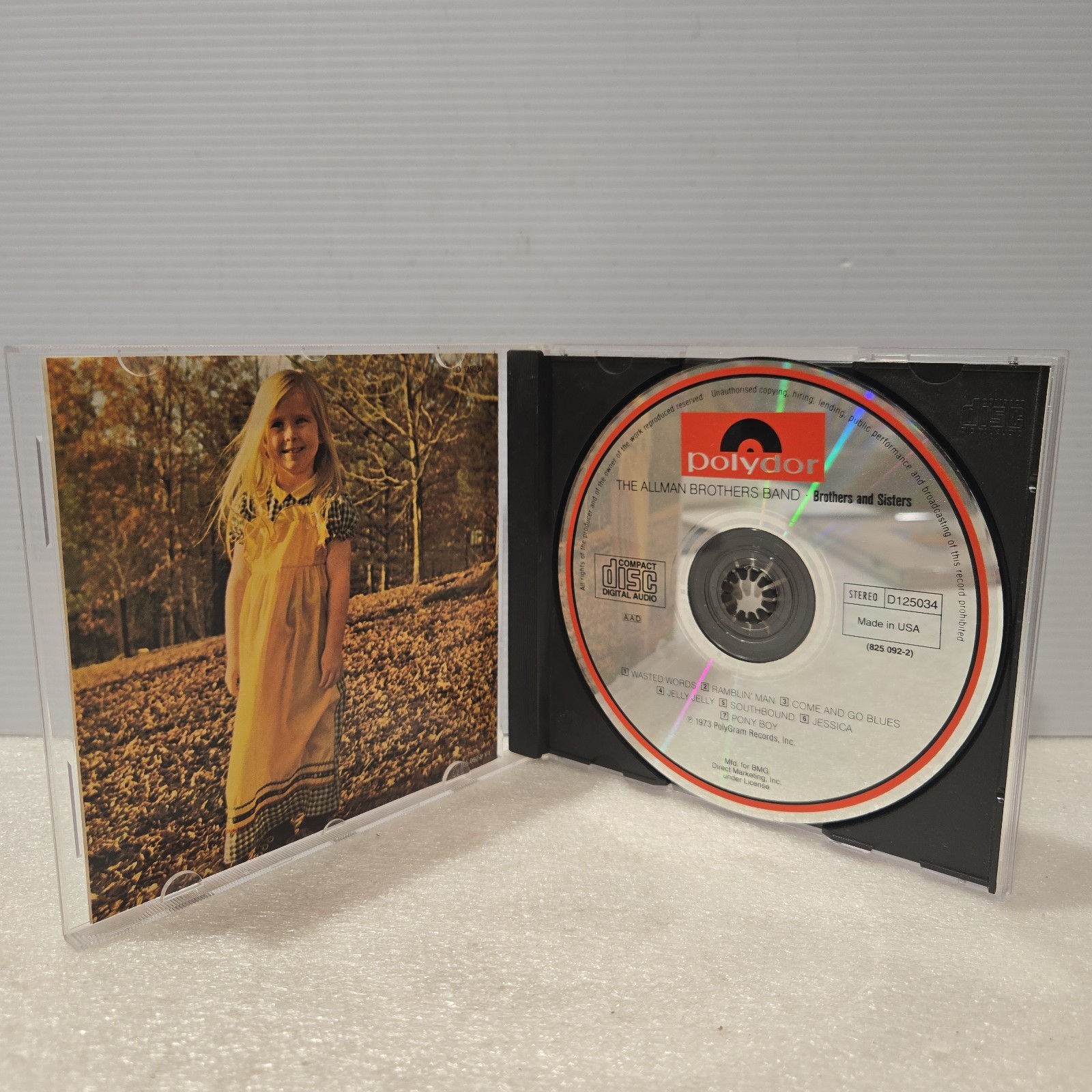 The Allman Brothers Band Brothers and Sisters CD Polydor Records Disc EXCELLENT
