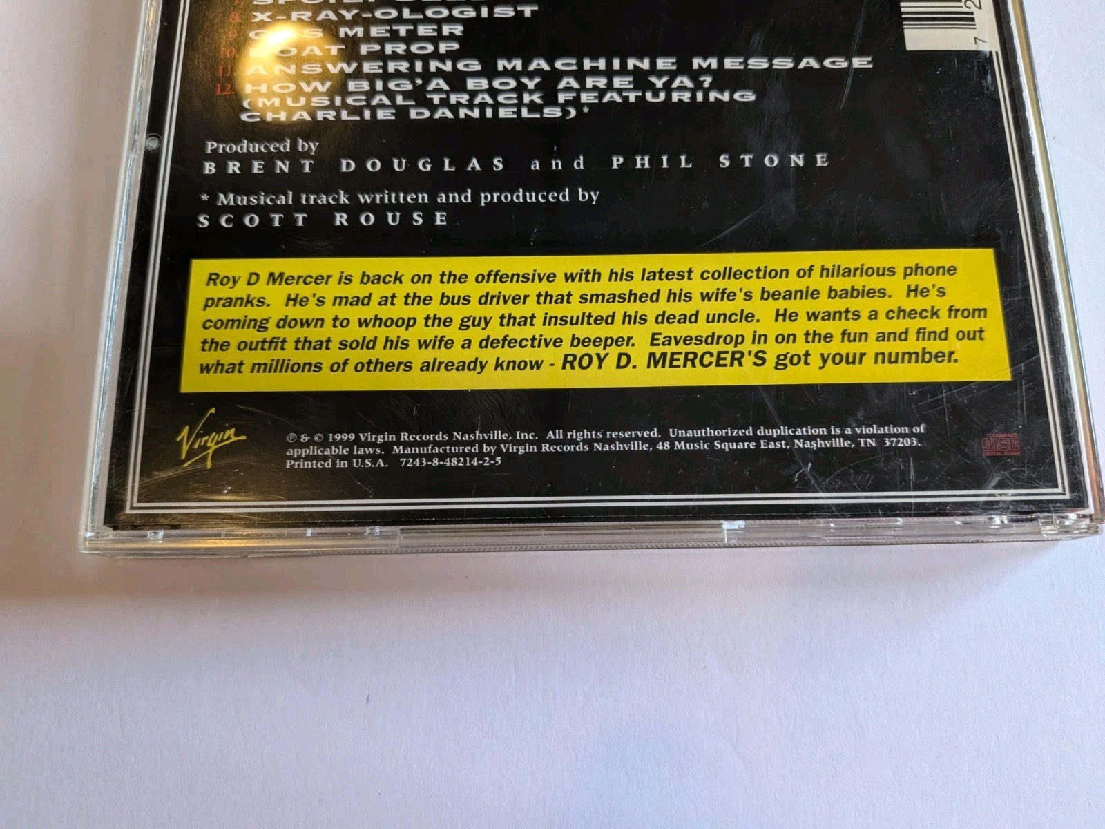 Roy D Mercer CD How Big A Boy Are Ya Volume 6 Comedy Disc