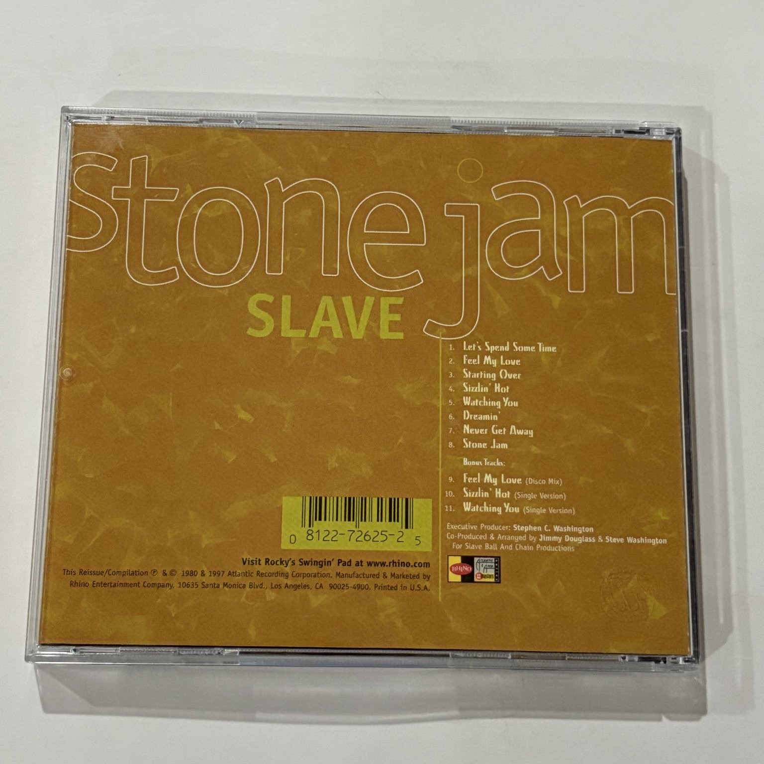 Slave - Stone Jam CD 1997 Rhino Atlantic w/ 3 Bonus Tracks