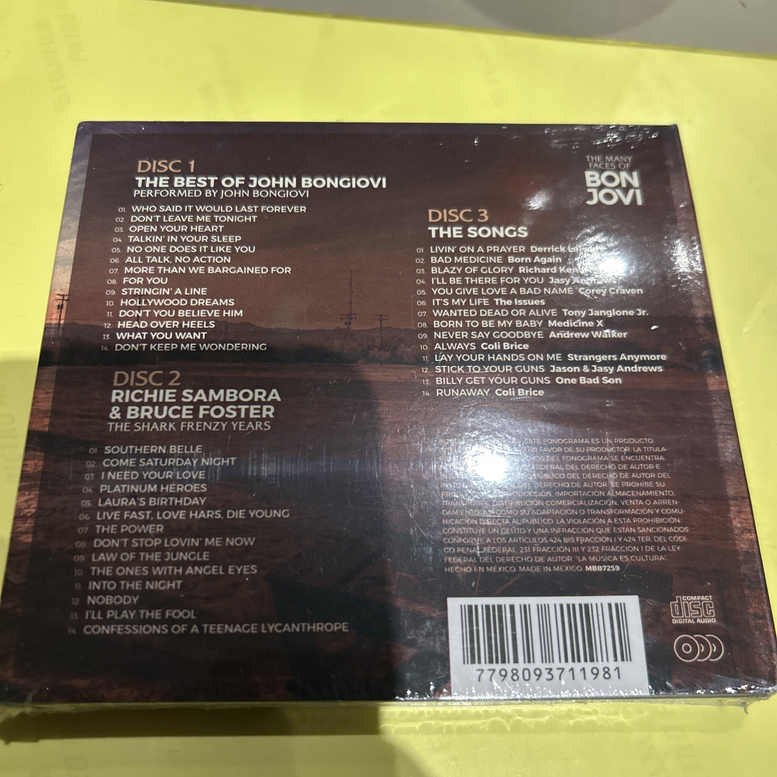 Many Faces of Bon Jovi by Various (CD, 2018)