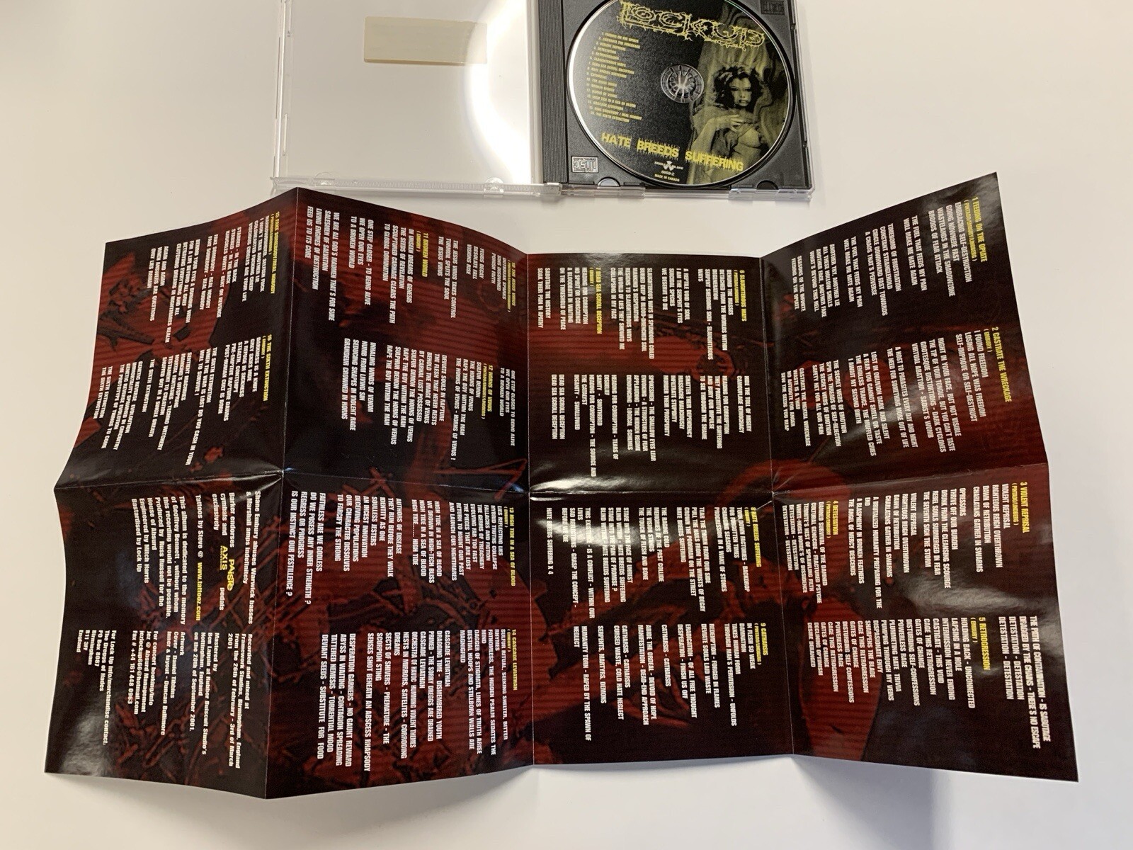 Lockup - Hate Breeds Suffering CD 2002 Nuclear Blast Records Release