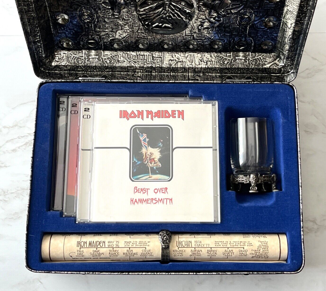 Iron Maiden Eddie's Archive 6 CD 🚨LIMITED ED. TIN BOX SET! NUMBERED!🚨RARE OOP