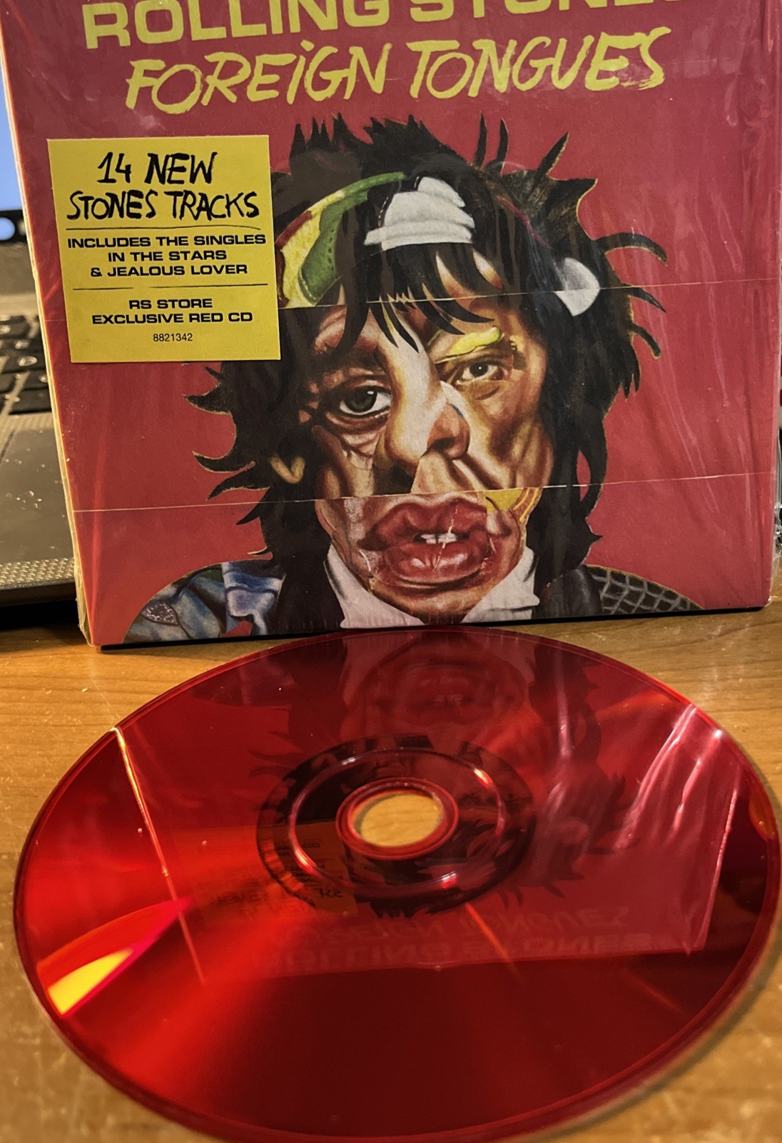 IMPORTED ROLLING STONES FOREIGN TONGUES RED CD NEW SEALED SHIPS TODAY