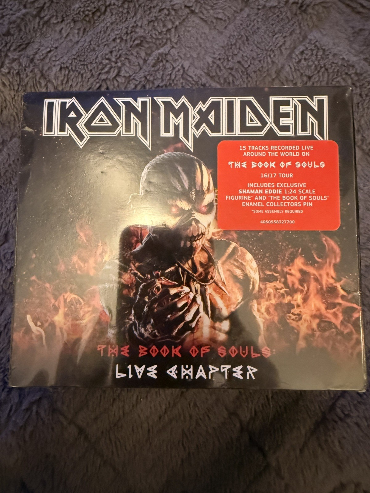 +FIGURINE---- IRON MAIDEN The Book of Souls: The Live Chapter WALMART 2CDs 0827