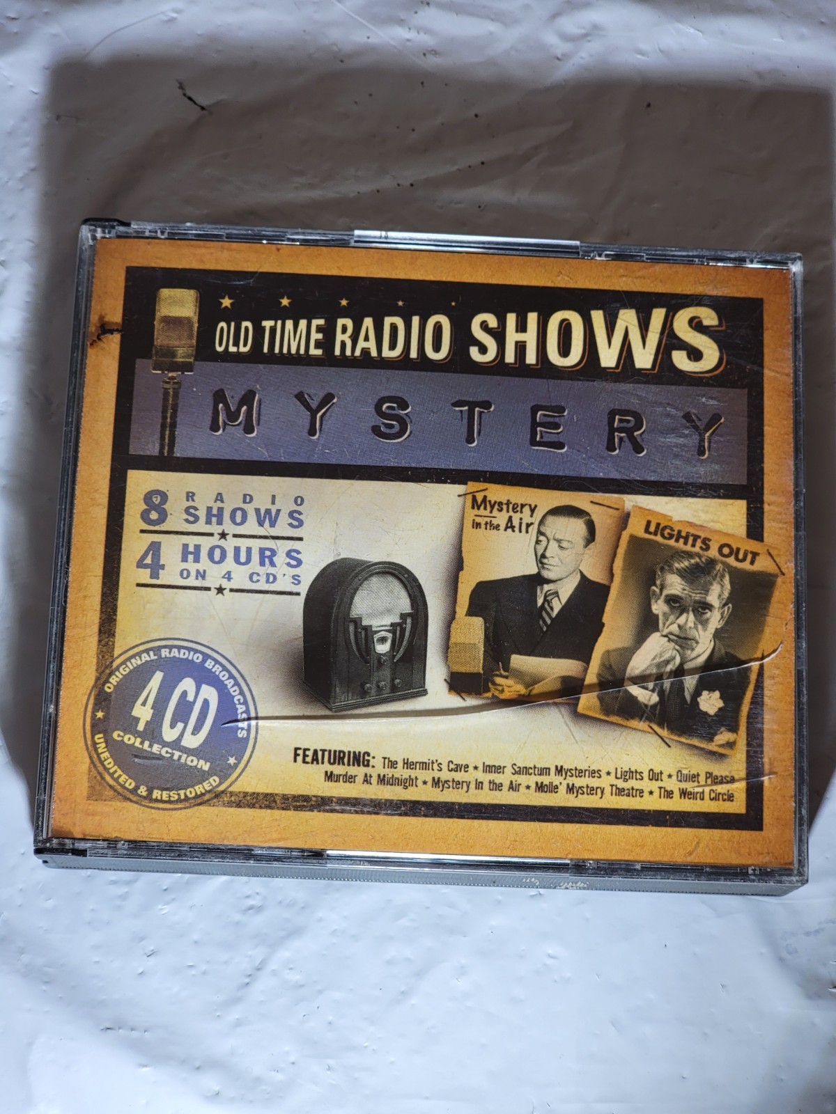 Old Time Radio Shows Mystery 4 CD Collection Nostalgia Ventures Audio Drama