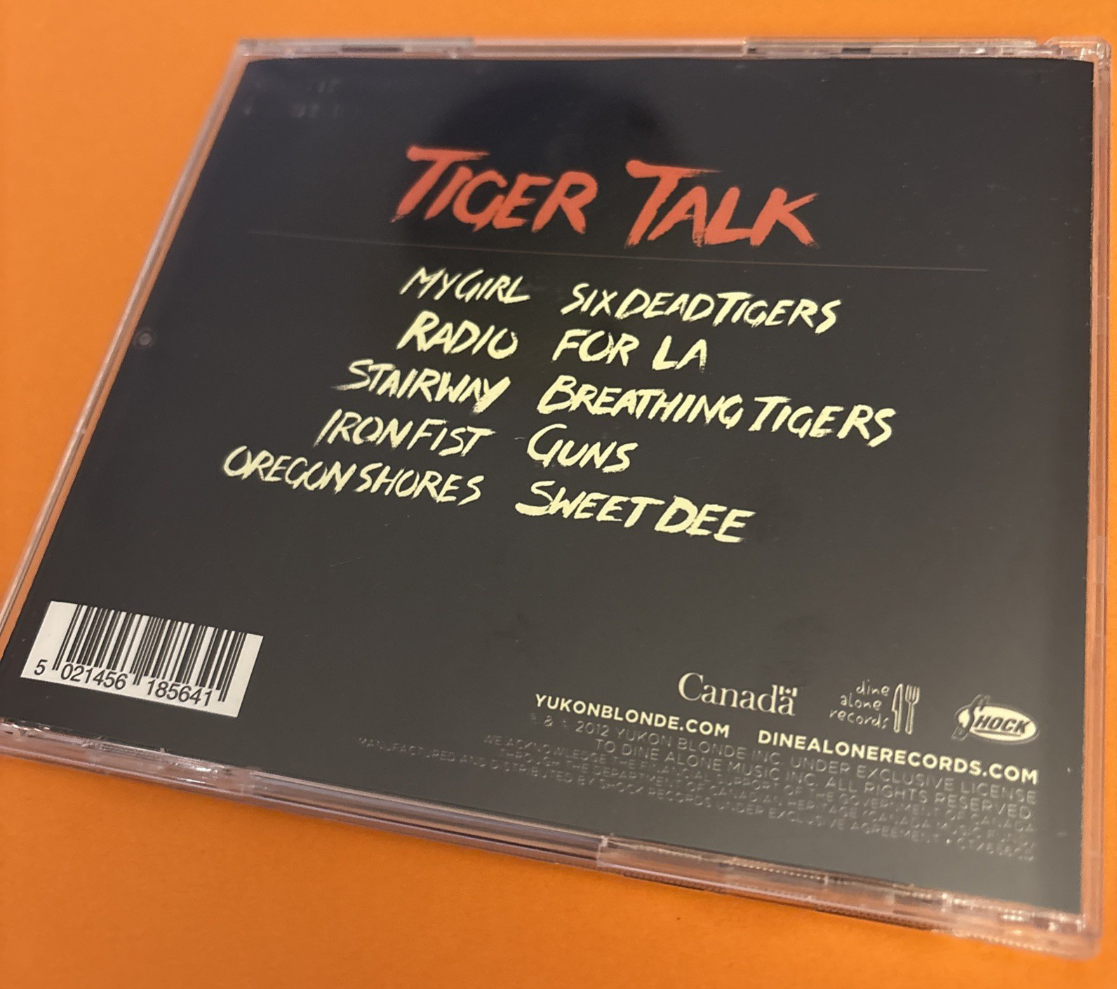 YUKON BLONDE - Tiger Talk CD 2012 AUS Press jewel-case edition BRAND NEW