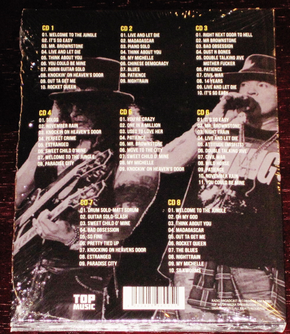 Guns N' Roses: Live In The Jungle - Radio Broadcast Recordings 8 CD Set UK NEW