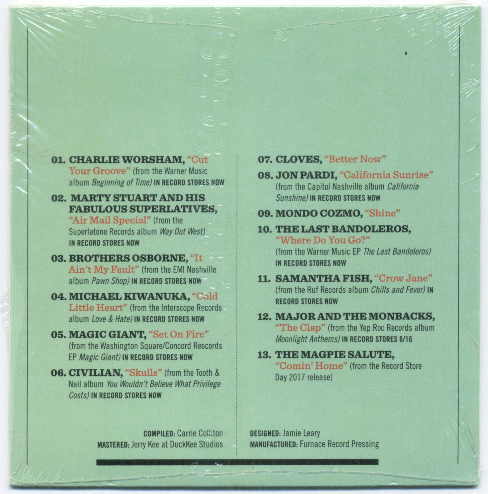 RECORD STORE DAY SAMPLER 2017 [Blue]; CD 10 Years