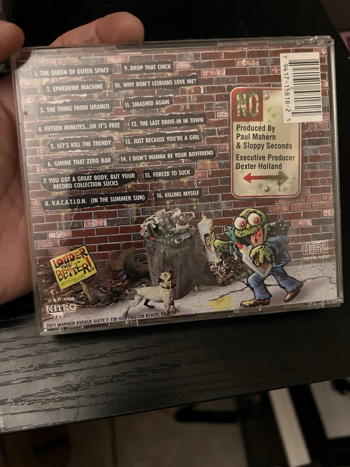 Sloppy Seconds More Trouble Than They're Worth CD 1998 Nitro Records Rare Punk