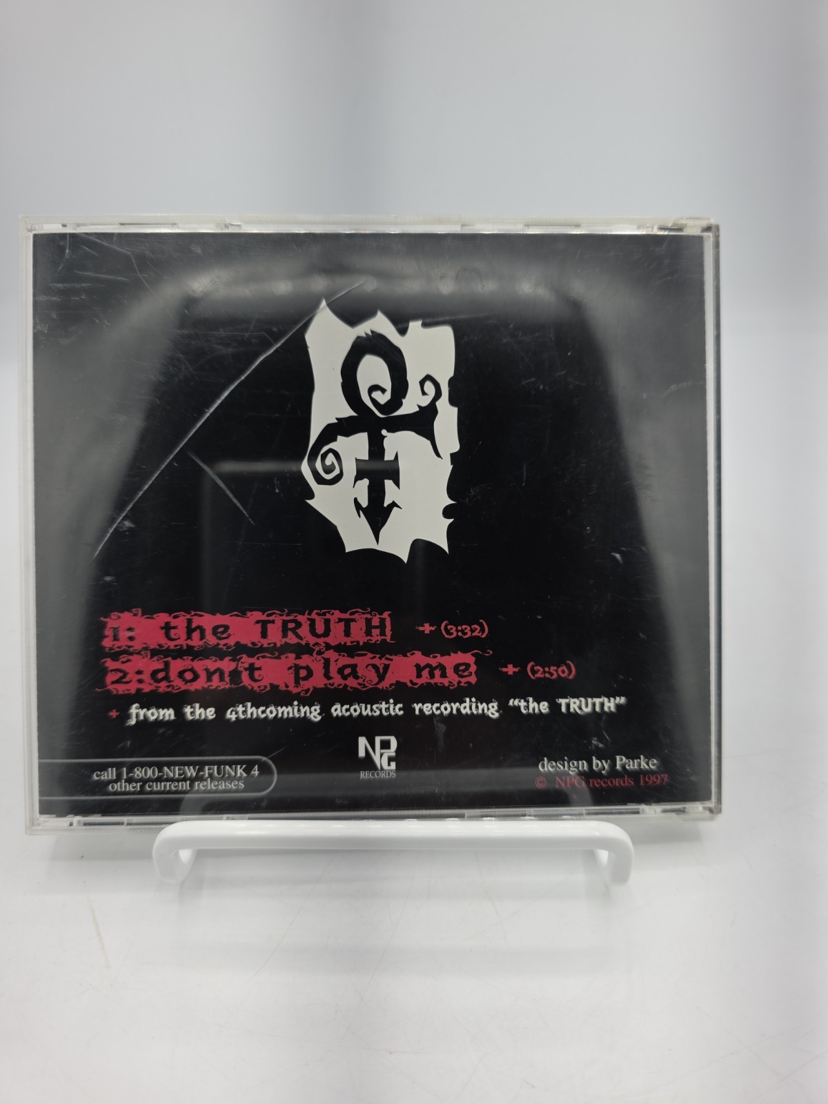Prince The Truth Don't Play Me 1997 NPG Records Promo CD Single Rare New Power