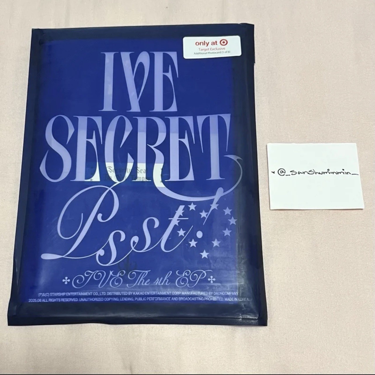 IVE 4th EP Album IVE SECRET Psst! Version