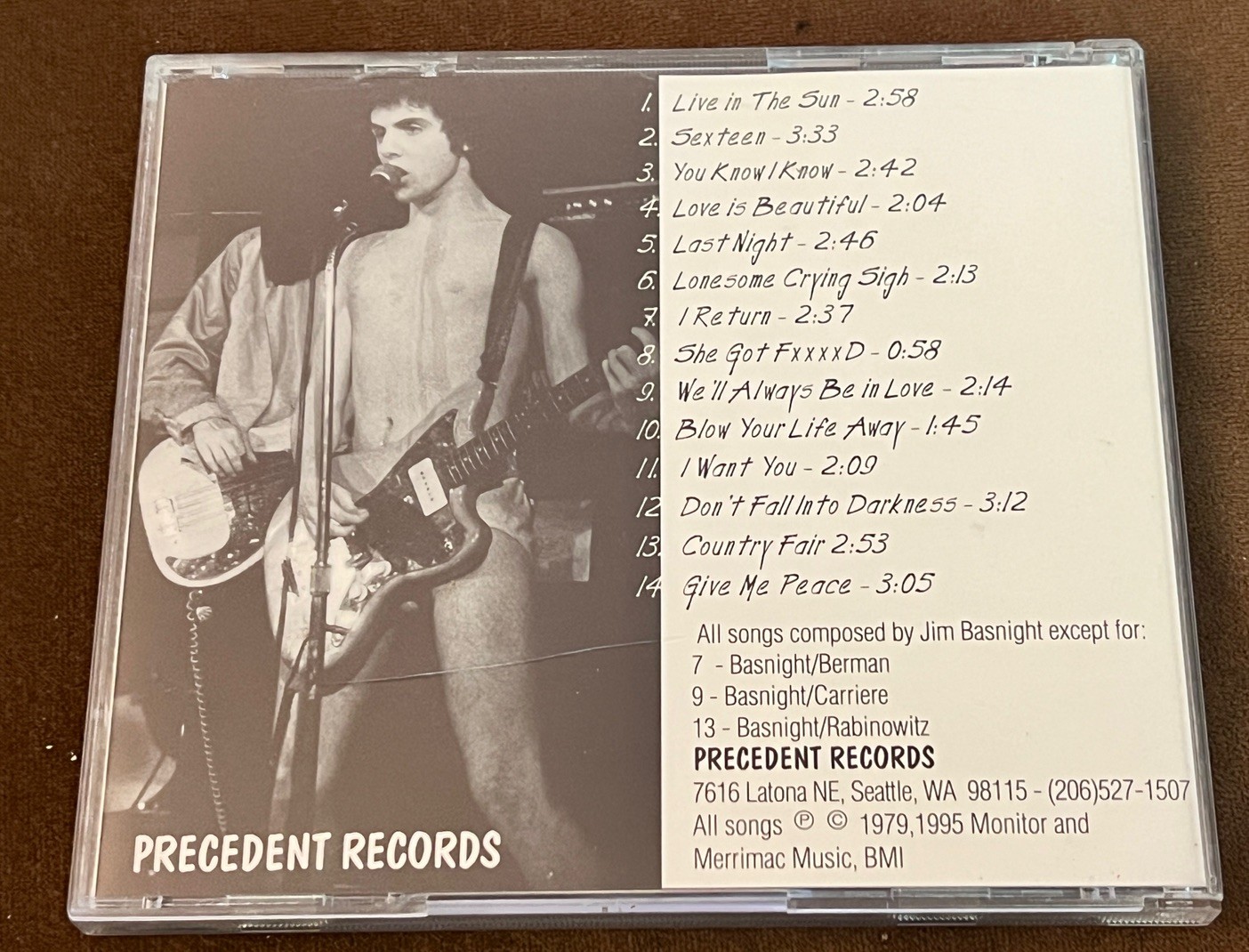 THE MOBERLYS First Album CD 1995 POWER POP GARAGE ROCK 1979 PRECEDENT SEATTLE