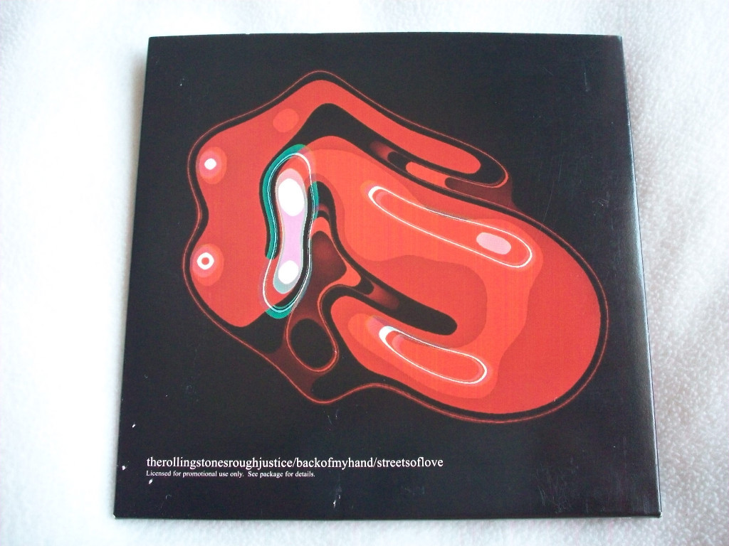 ROLLING STONES ROUGHJUSTICEBACKOFMYHANDSTREETSOFLOVE CD PROMO ONLY NEW