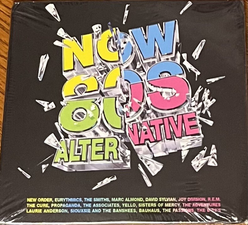 VARIOUS ARTISTS "NOW 80S ALTERNATIVE" BRAND NEW ORIGINAL 2023 UK4CD ALBUM IMPORT