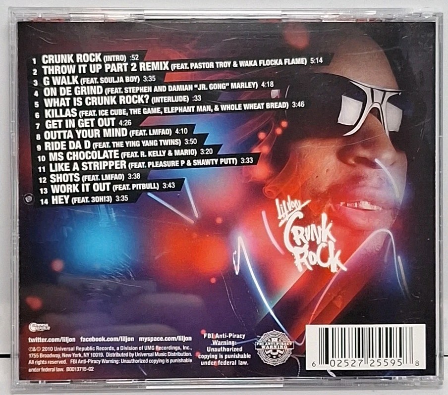 Lil Jon & The East Side Boyz CD Lot Crunk Juice Kings Of Crunk 2 & Crunk Rock VG