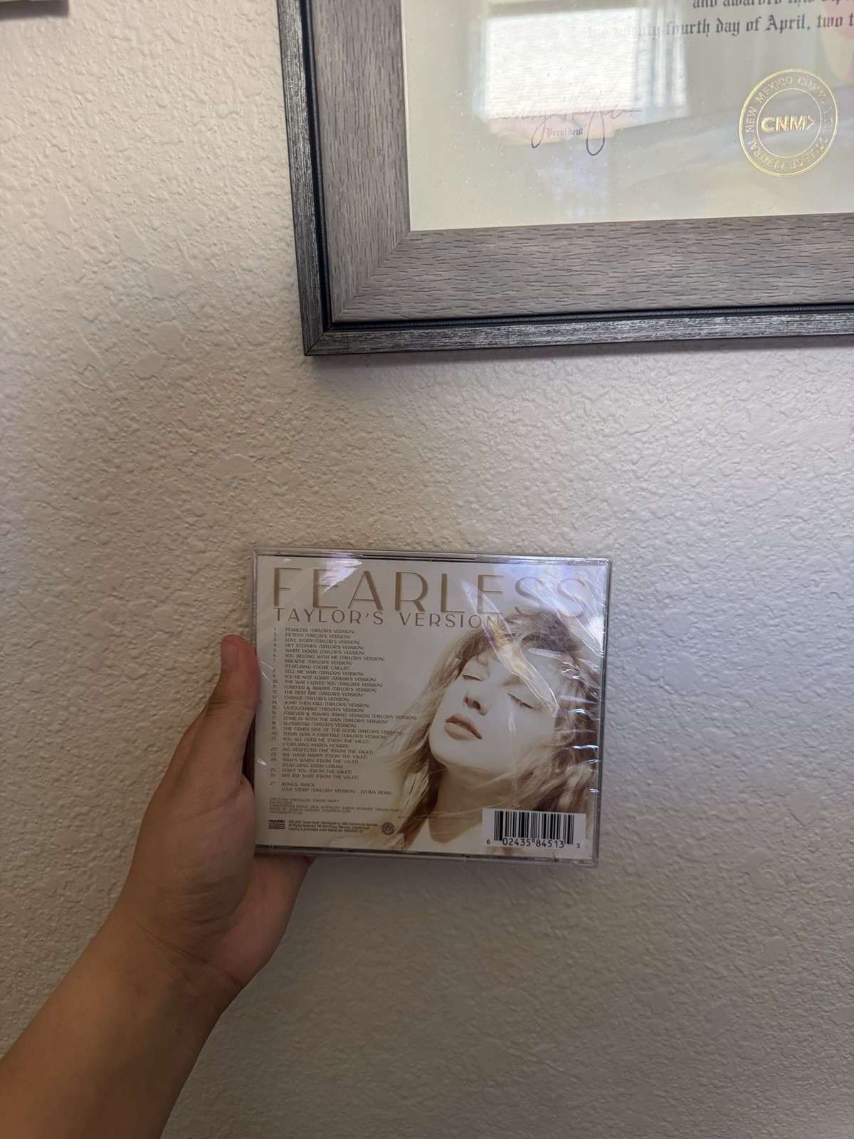 Taylor Swift Fearless Taylor's Version CD