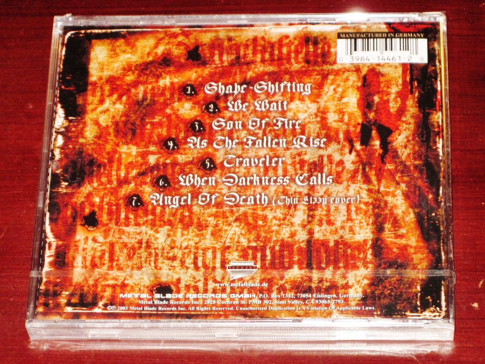 Vader: Blood EP CD 2003 Metal Blade Records Germany 3984-14461-2 Original NEW