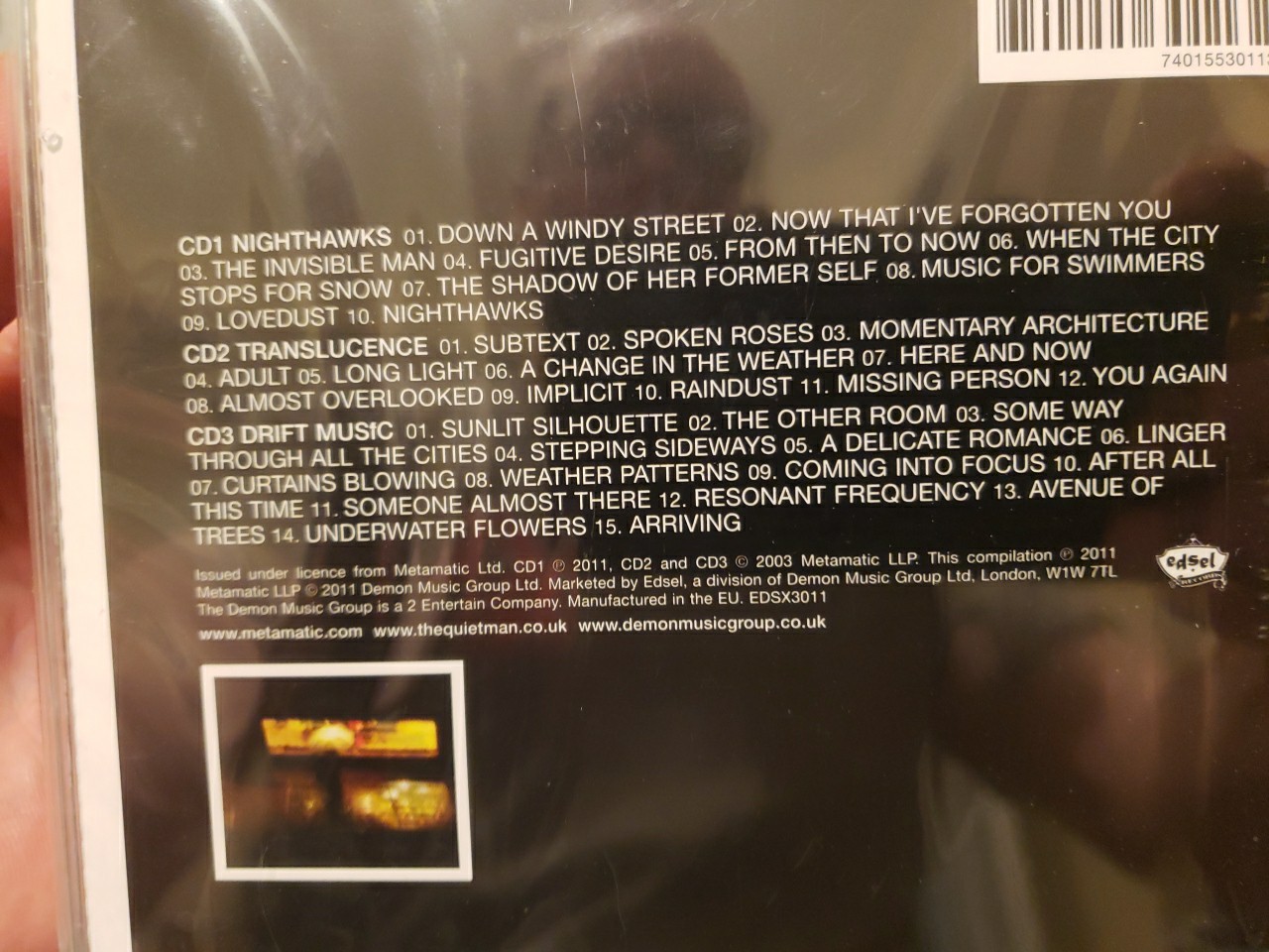 Harold Budd & John Foxx 3CD Ed Nighthawks/Translucence/Drift Music SEE PHOTOS
