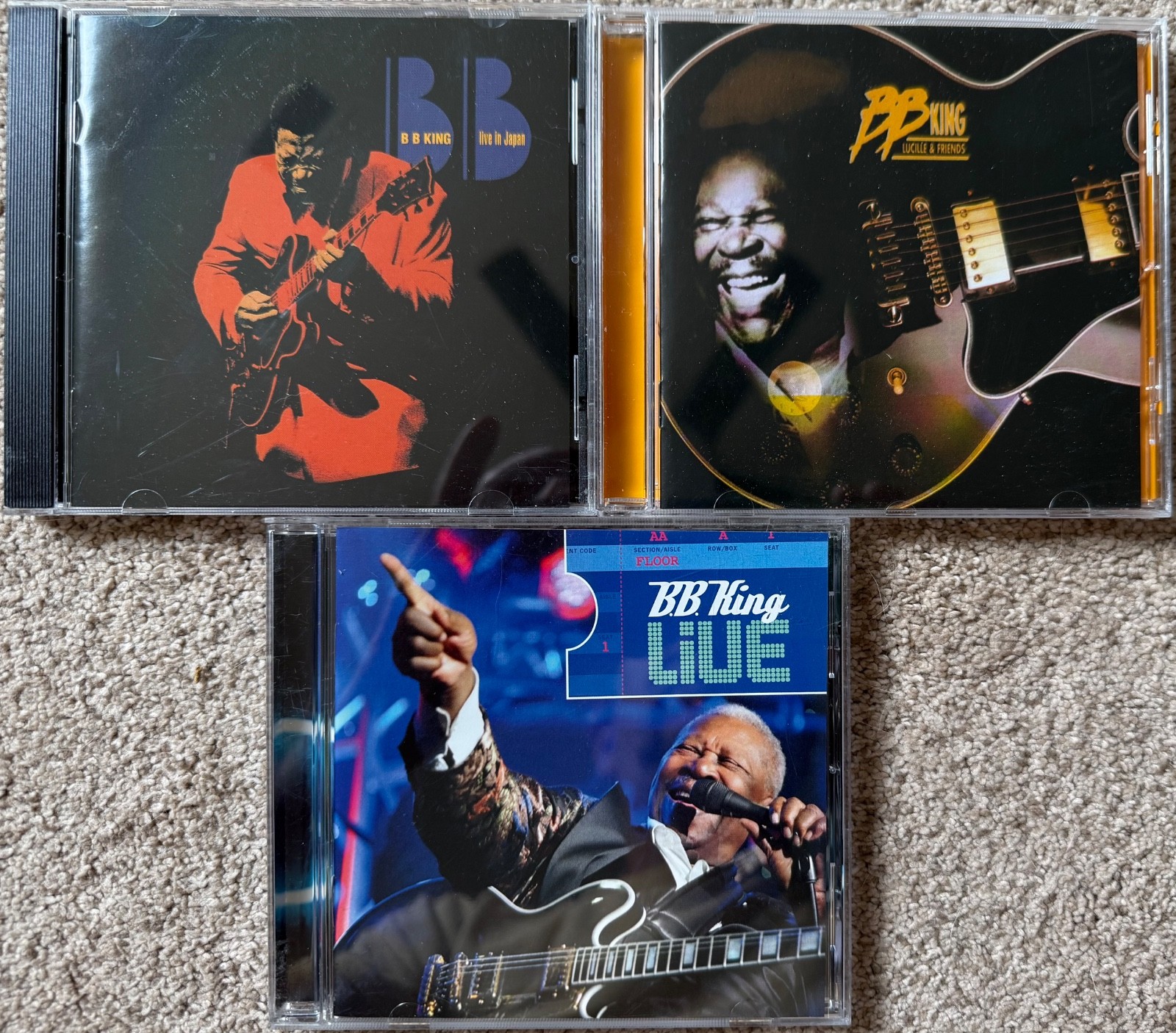 B.B. King - 3 CDs - Live In Japan + Lucille & Friends + Live