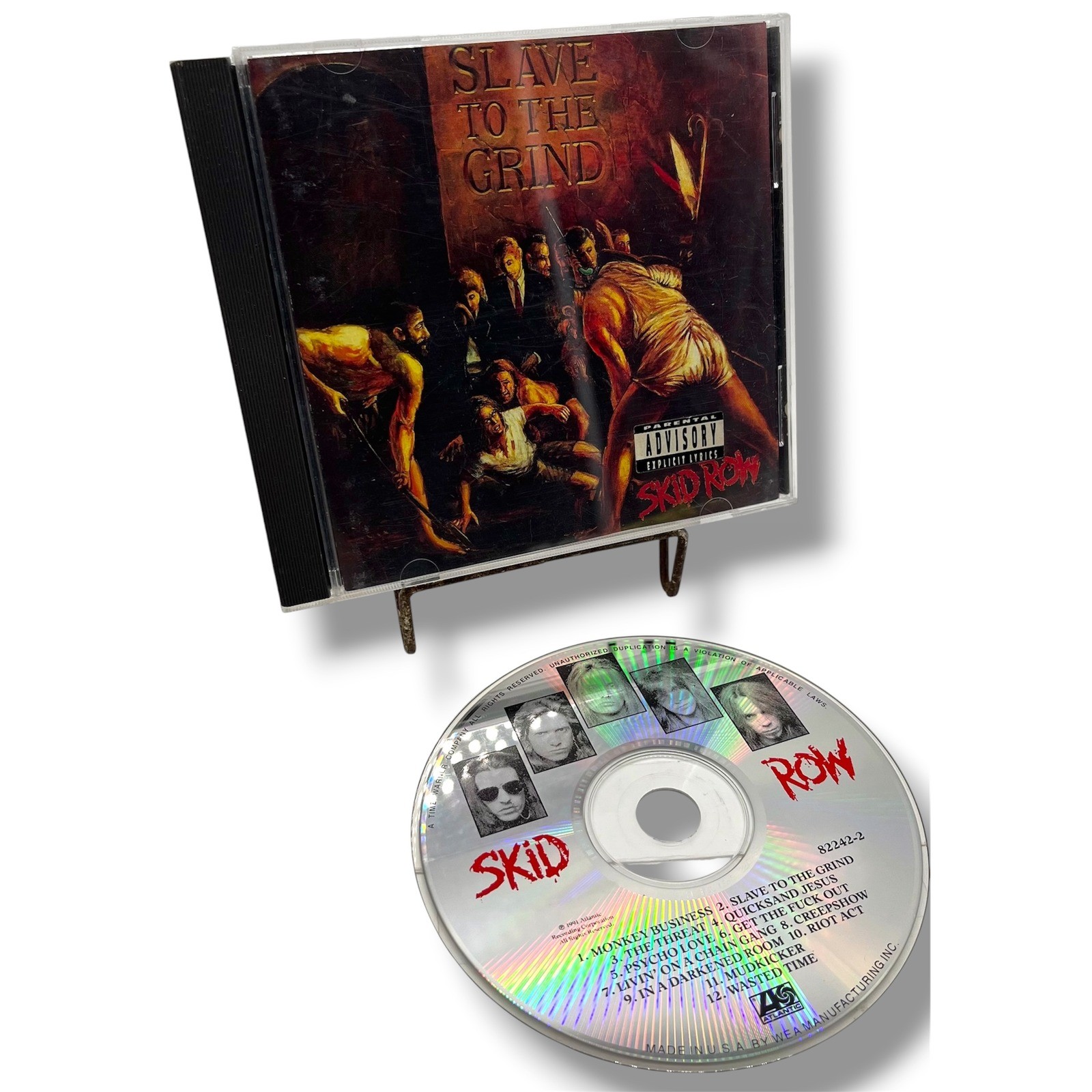 Skid Row Slave to the Grind CD 1991 Atlantic 82242-2 Heavy Metal Explicit