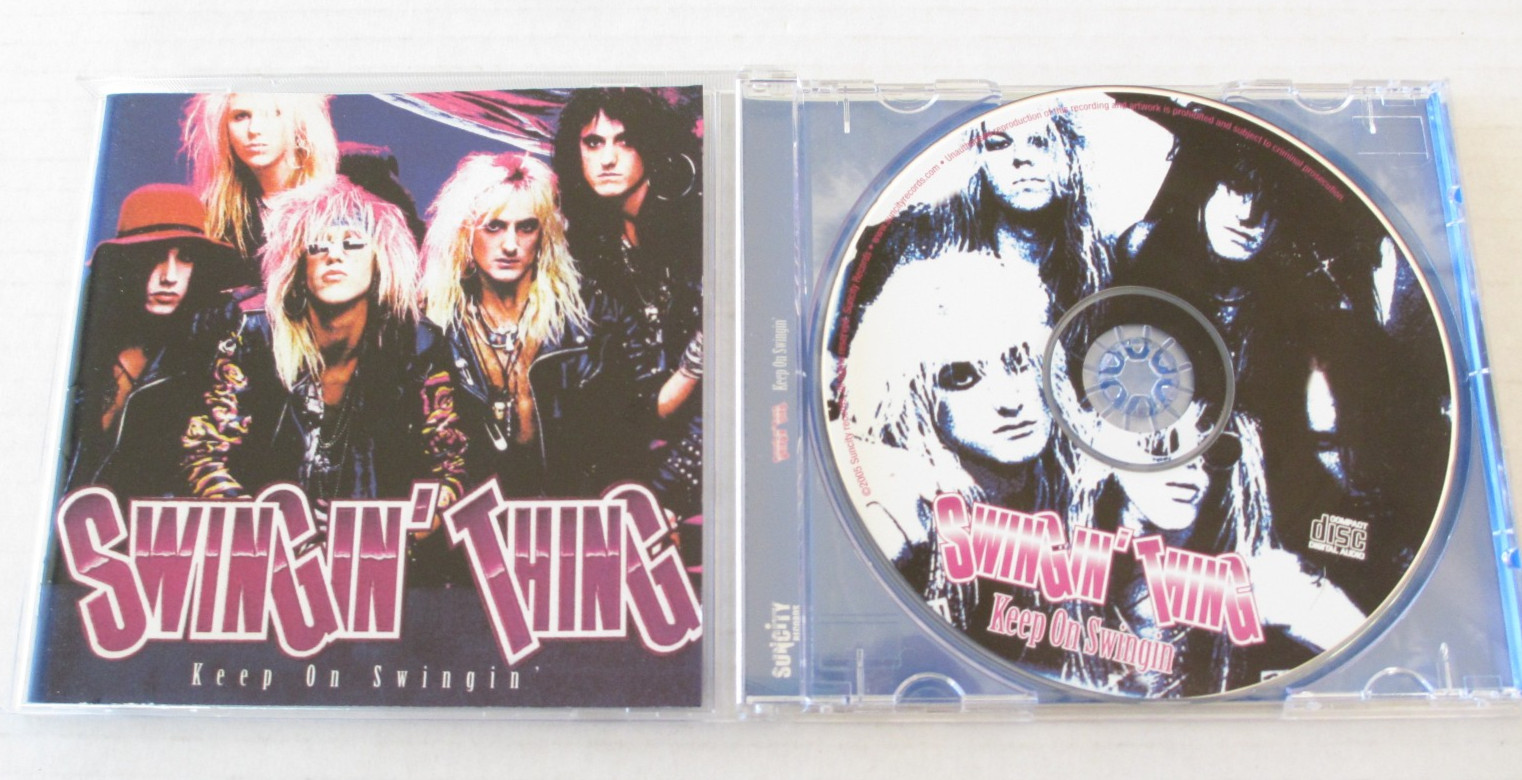 SWINGIN' THING- KEEP ON SWINGIN CD 2005 AUSTRALIA 80s HAIR METAL / GLAM ROCK