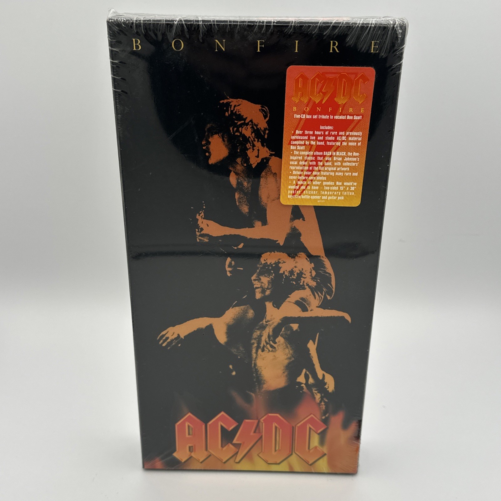 AC/DC Bonfire Box Set 5 CDs + Collector's Items (SEALED/UNOPENED)